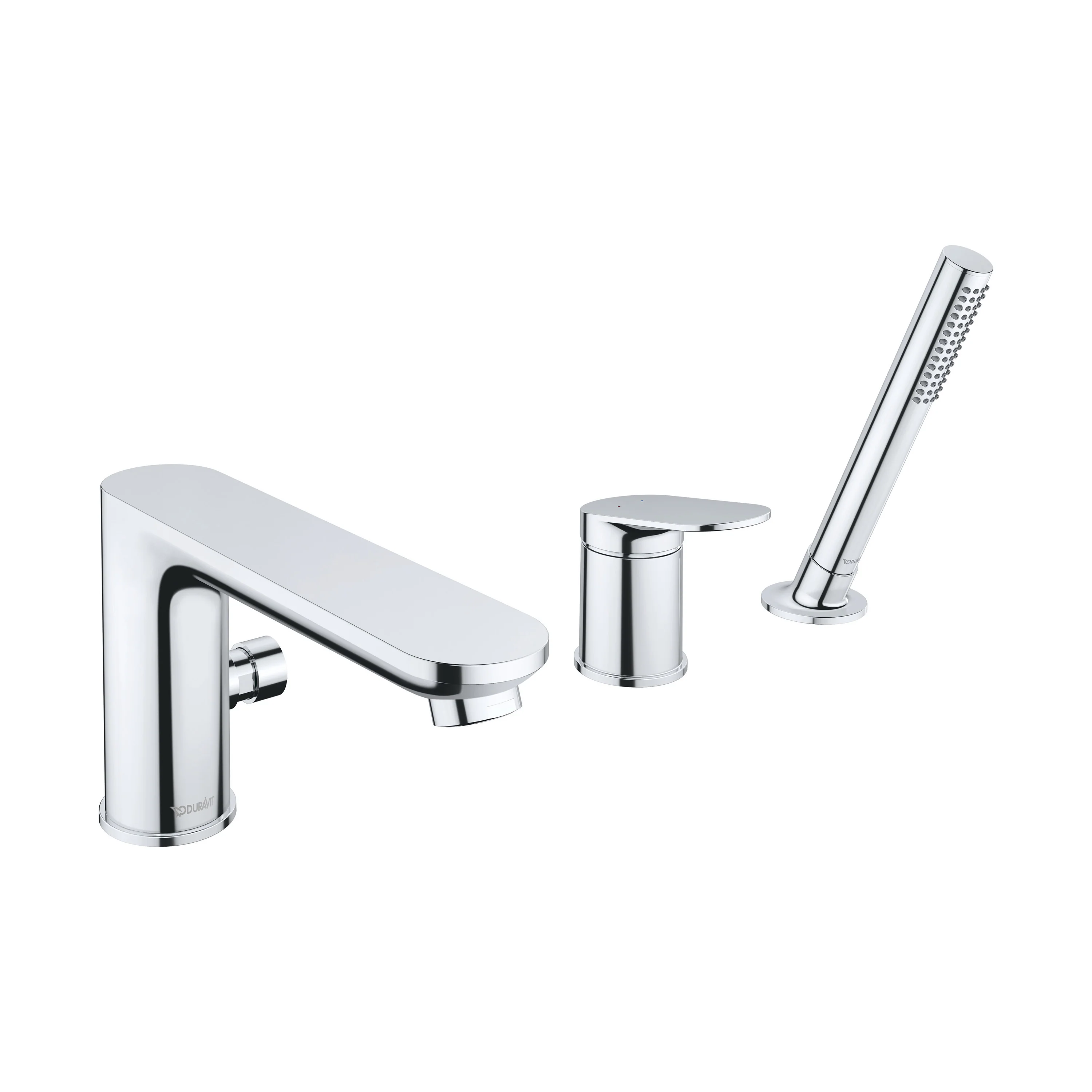 3-otworowa bateria wannowa Duravit Wave