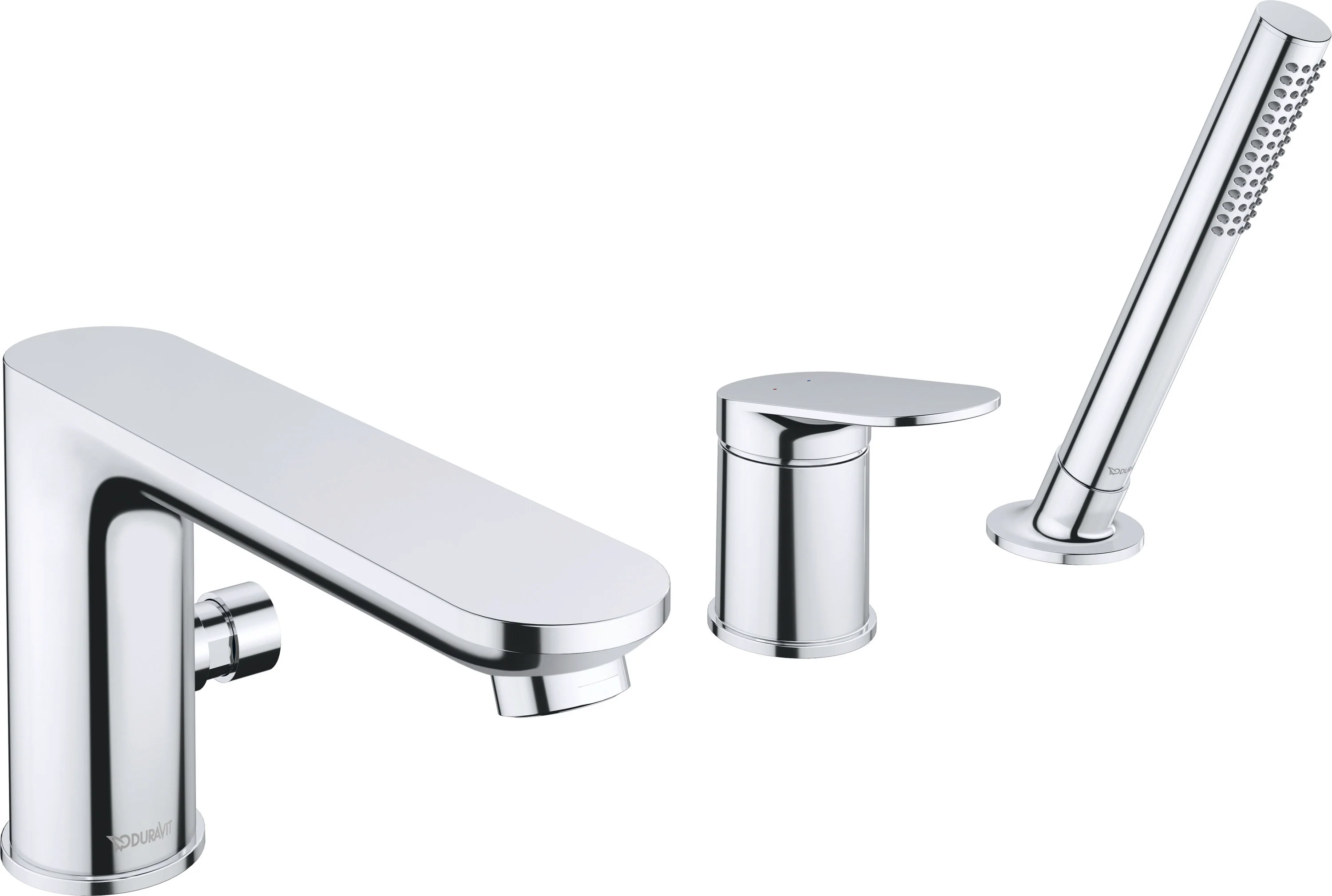 3-otworowa bateria wannowa Duravit Wave - Image 2