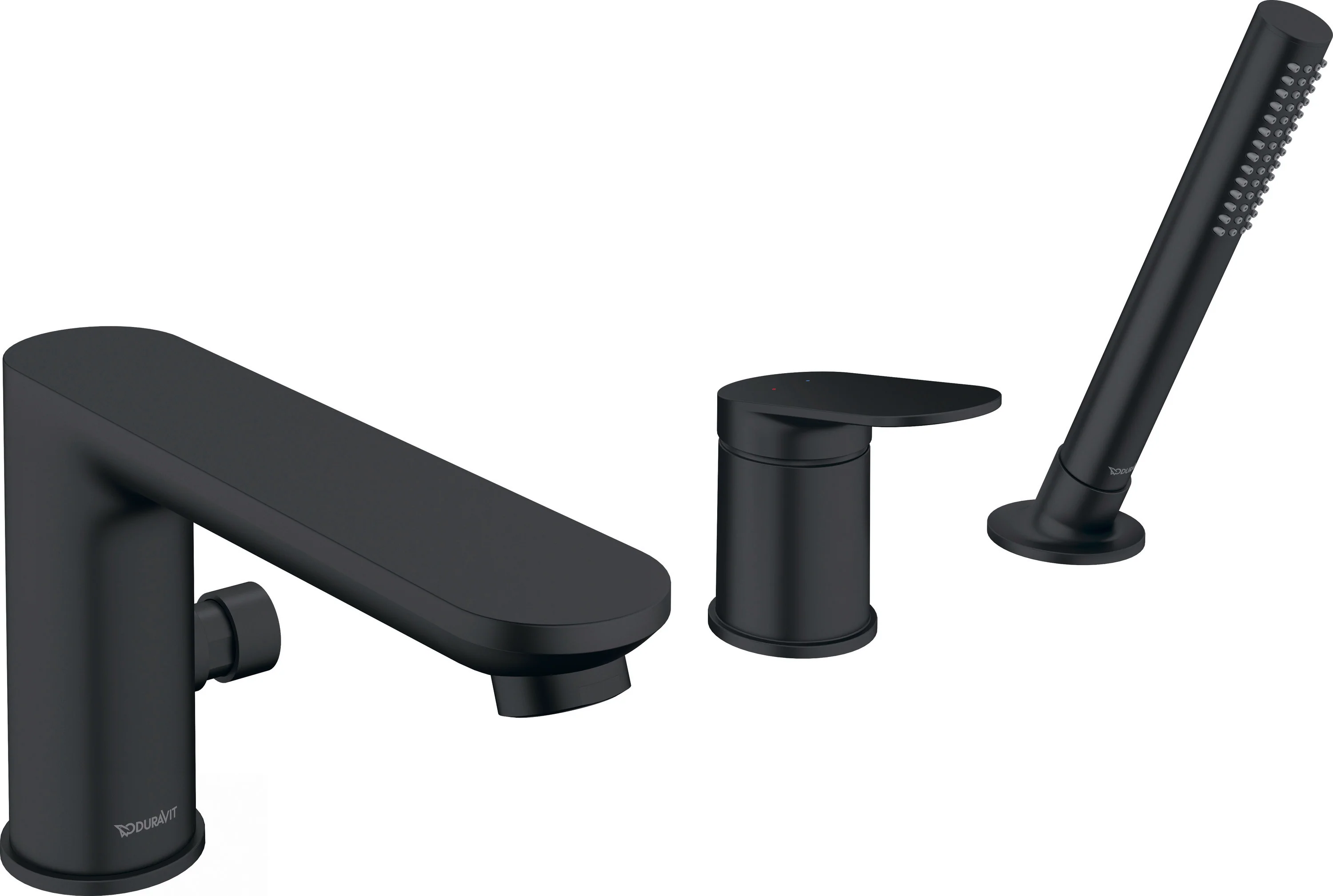 3-otworowa bateria wannowa Duravit Wave - Image 3