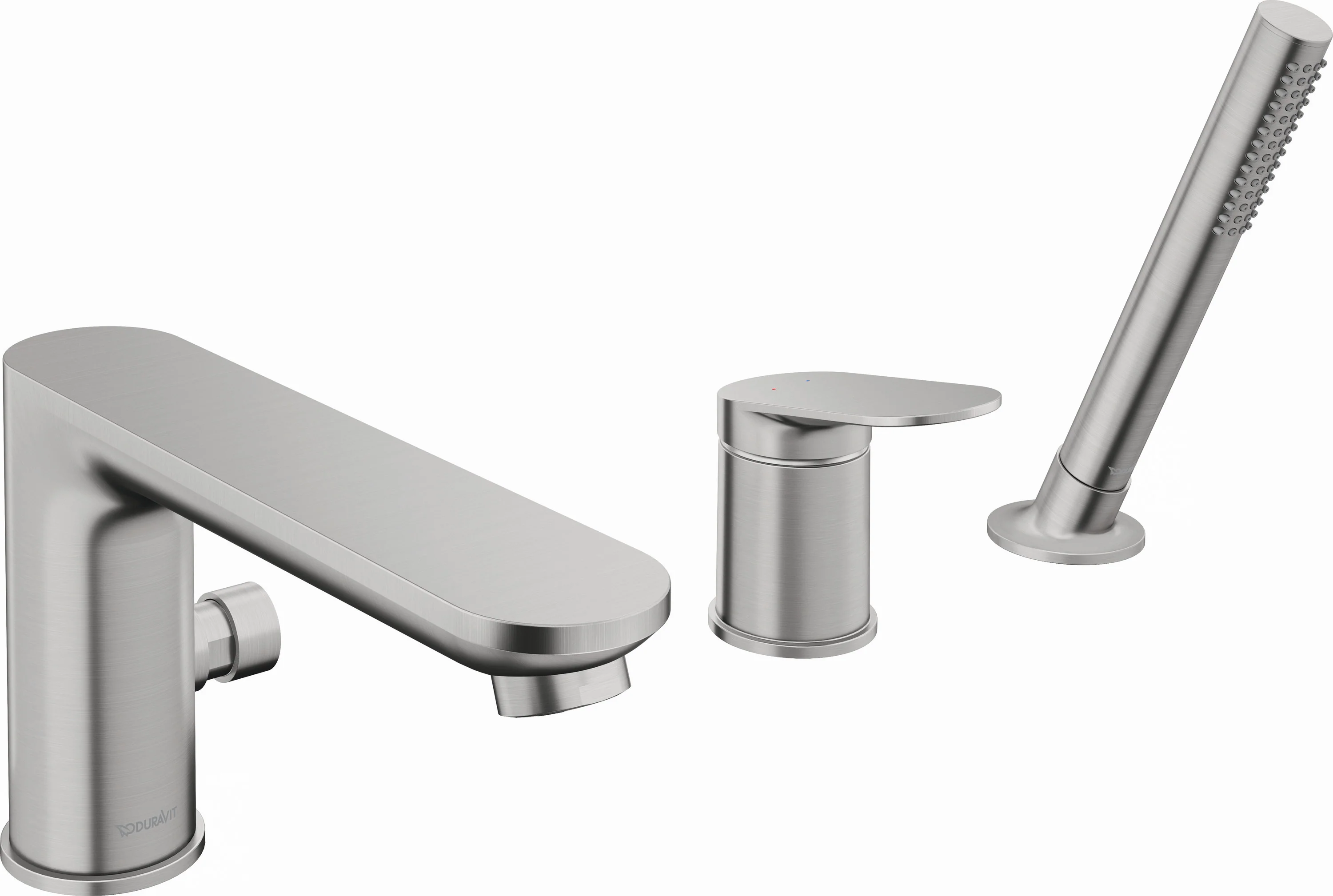 3-otworowa bateria wannowa Duravit Wave - Image 6