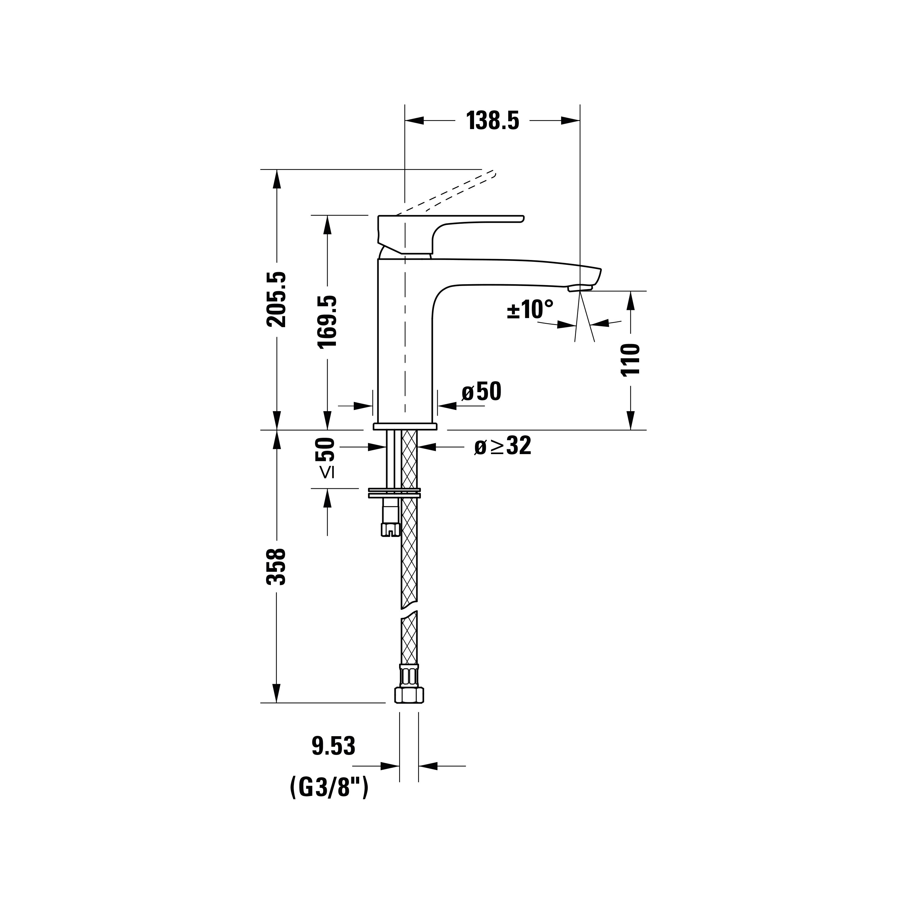 Duravit B.1 jednouchwytowa bateria umywalkowa - Image 24
