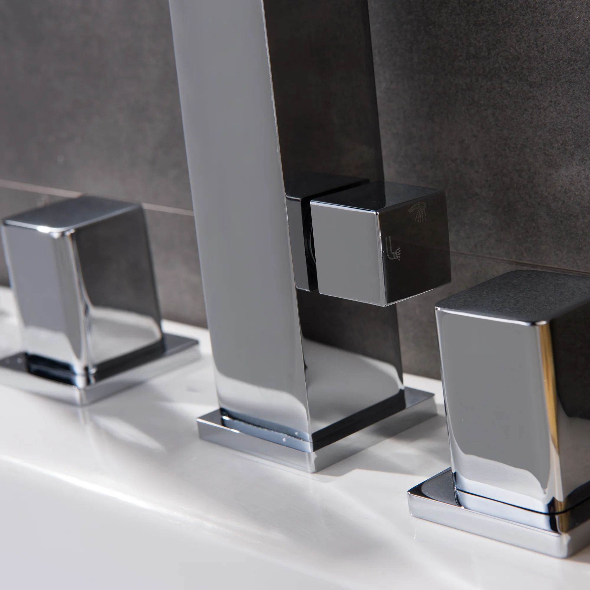 Bateria wannowa 6081C chrom - Image 3