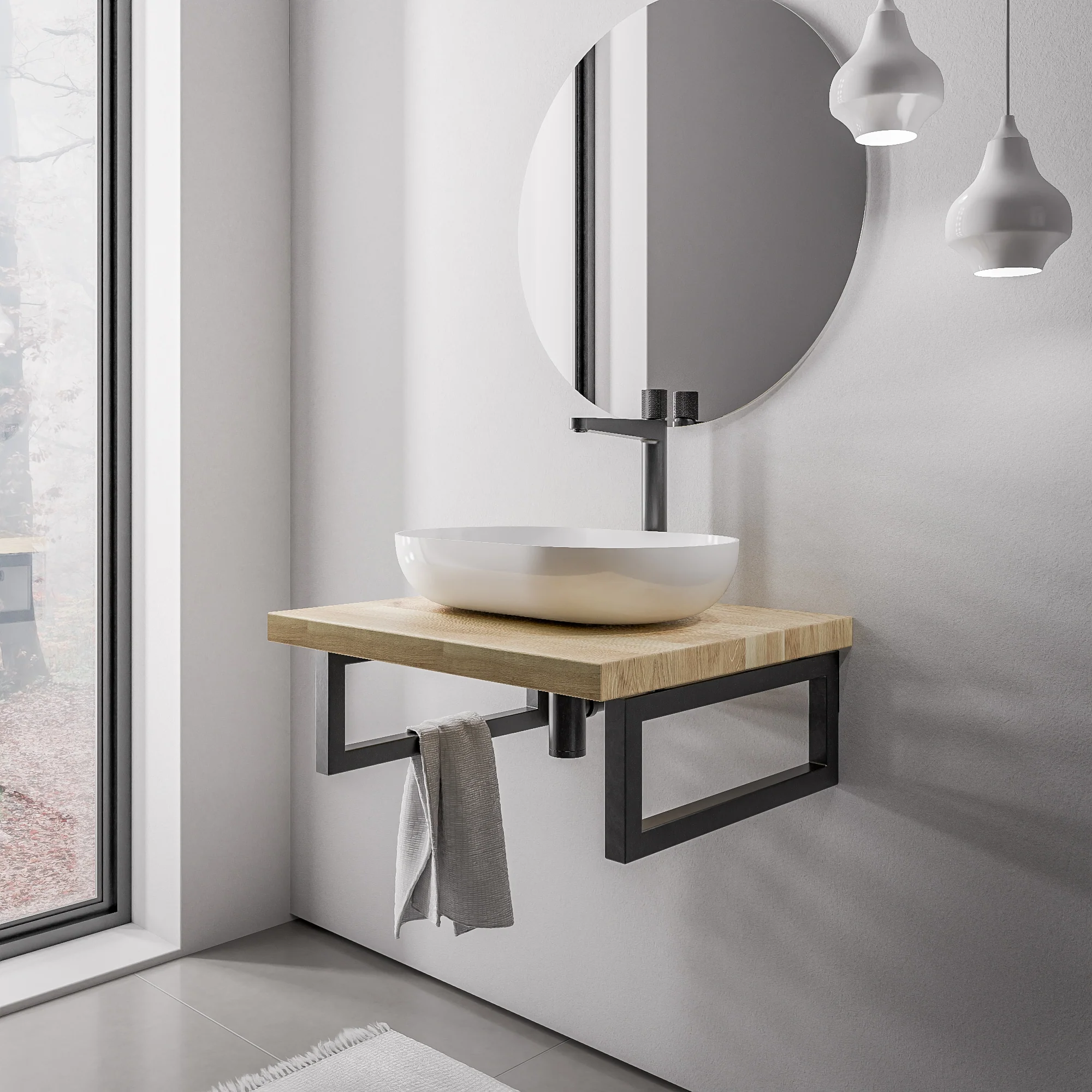 Blat umywalkowy PUREWOOD - Image 3