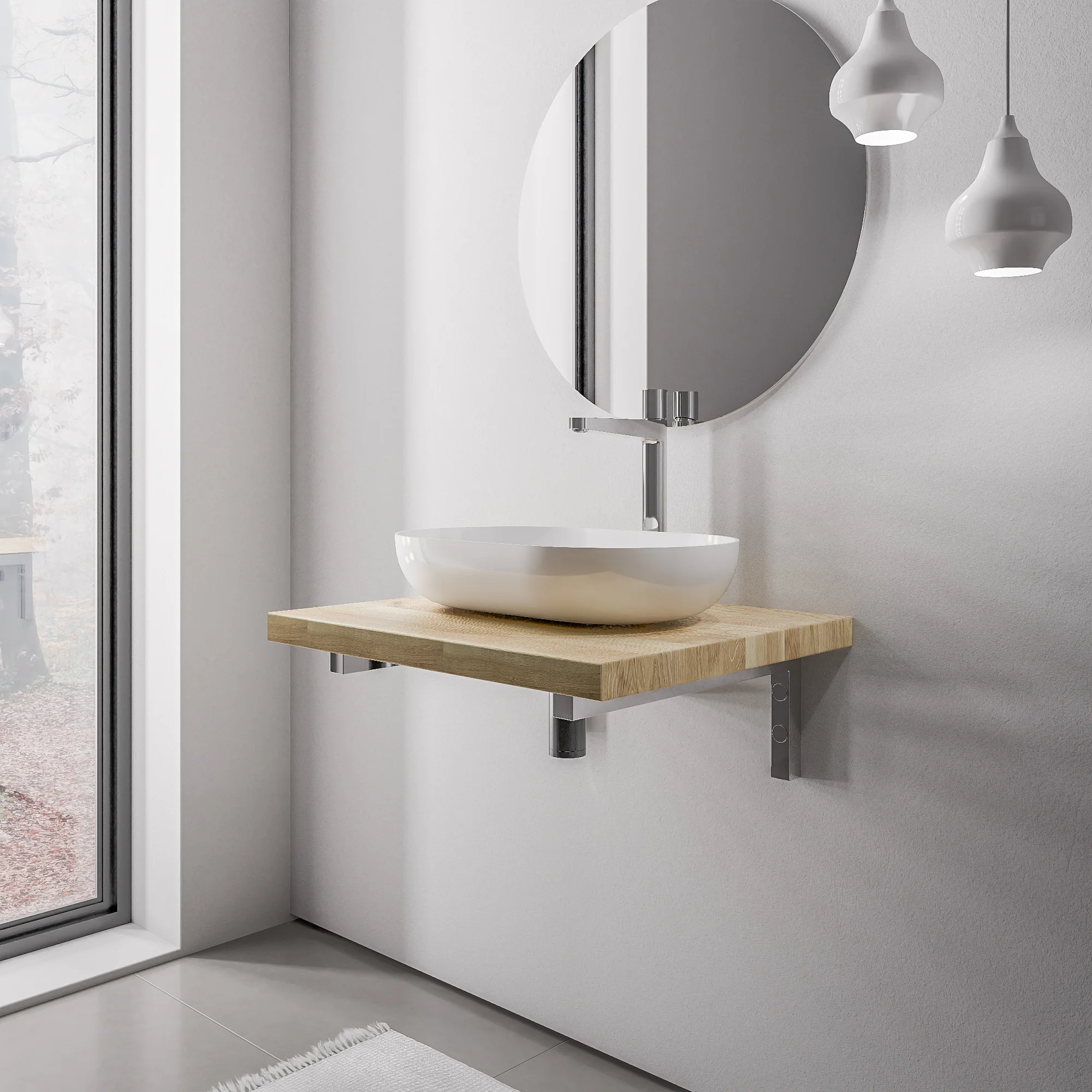 Blat umywalkowy PUREWOOD