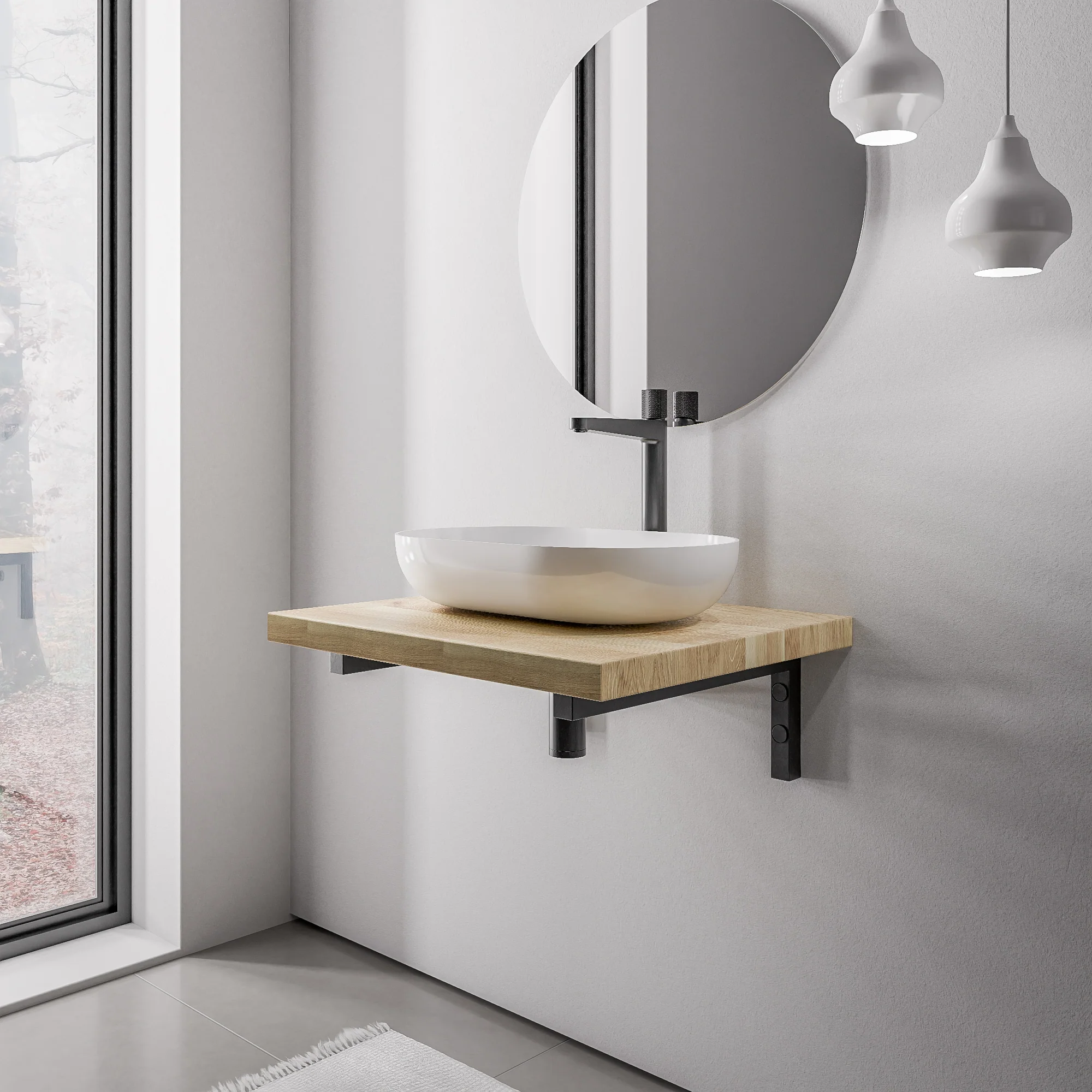 Blat umywalkowy PUREWOOD - Image 3