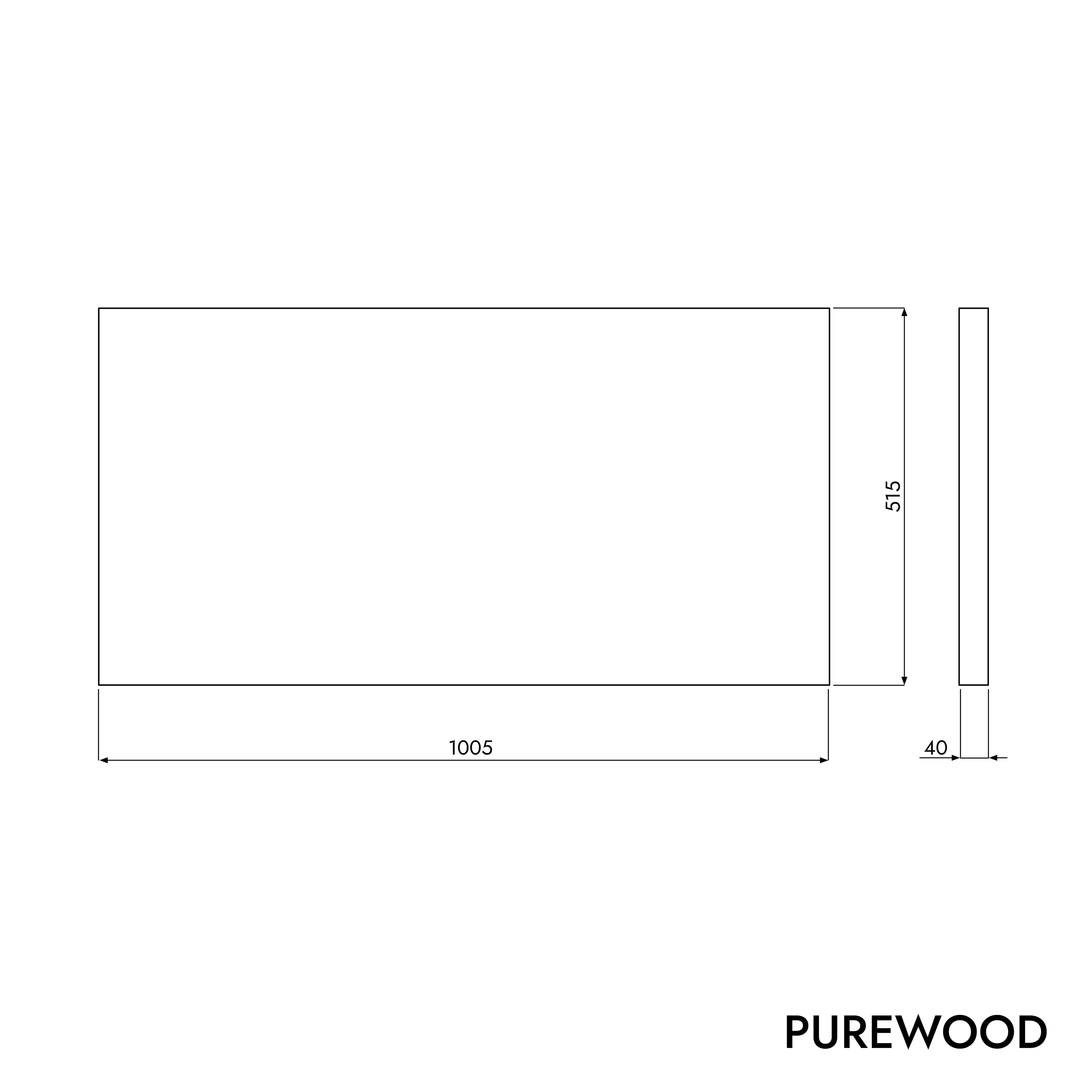 Blat umywalkowy PUREWOOD - Image 30