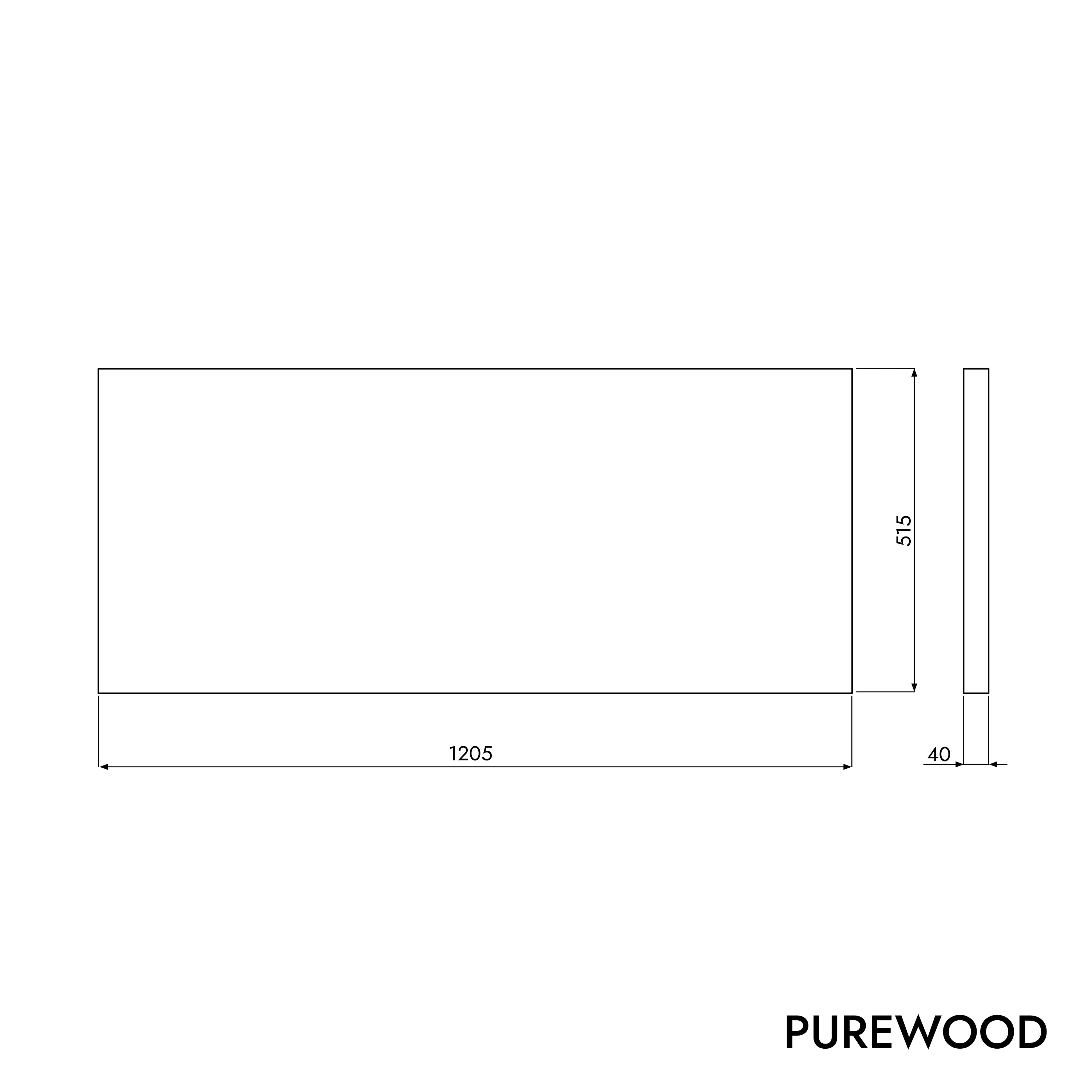 Blat umywalkowy PUREWOOD - Image 31