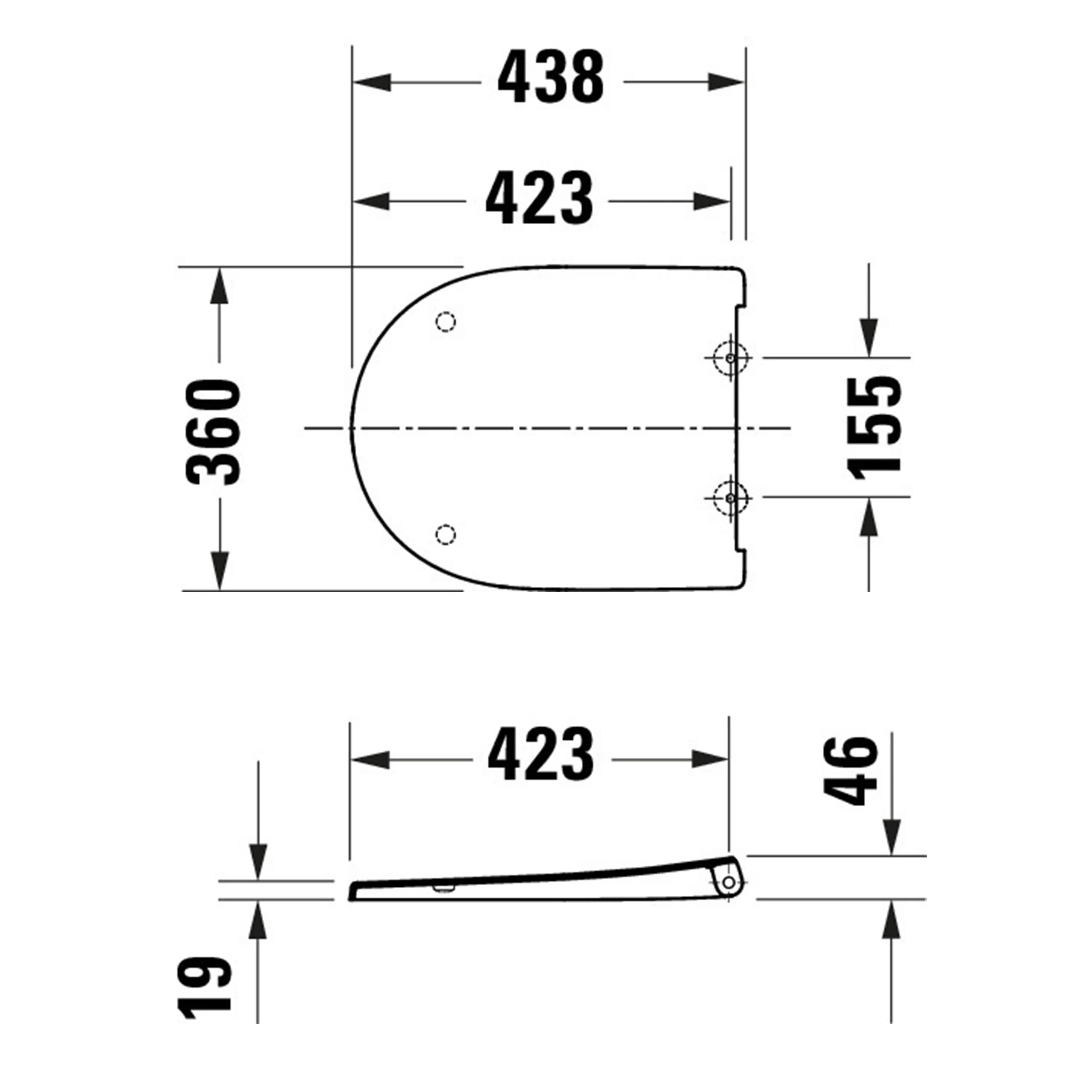 Deska sedesowa Soft-Close Duravit Univavo - Image 4