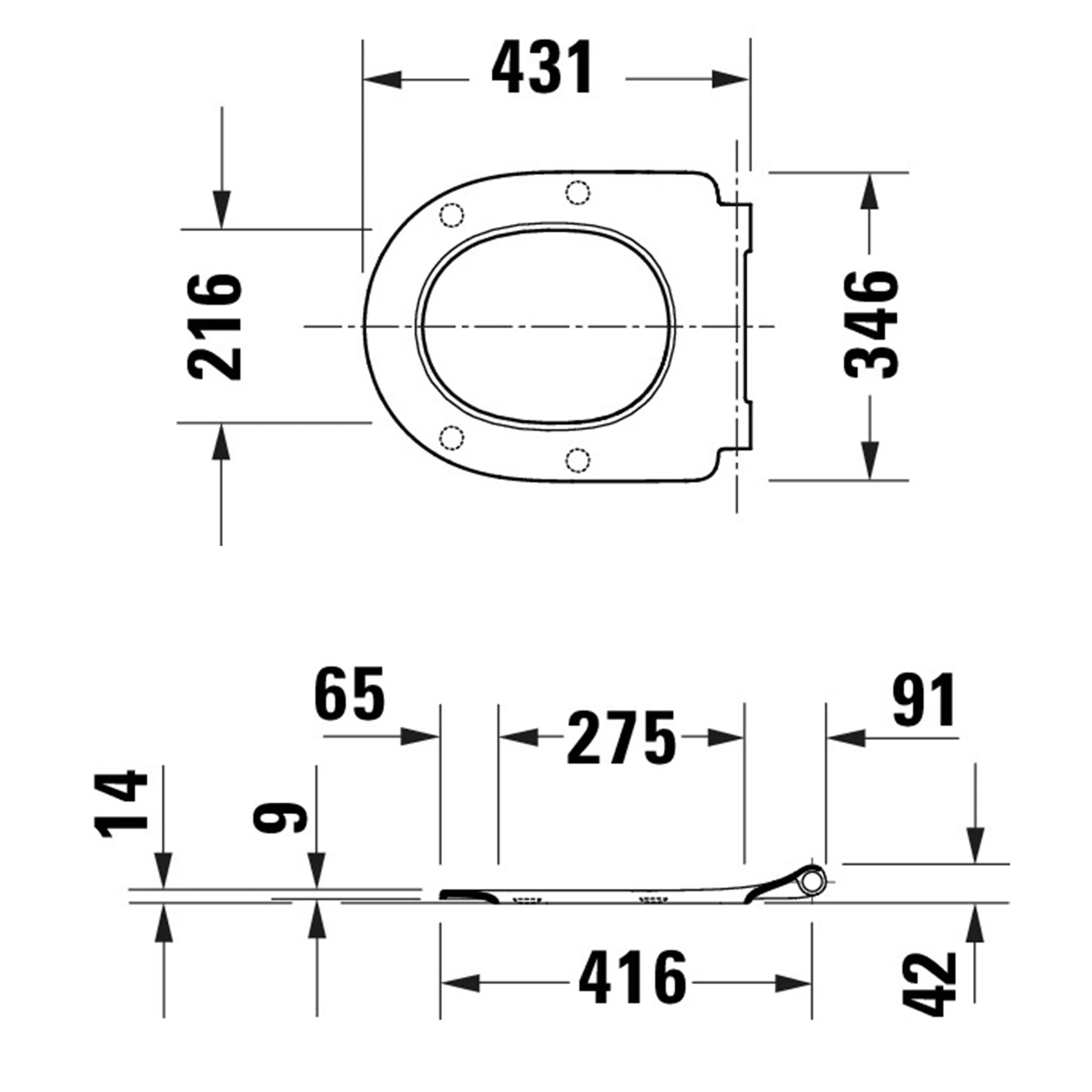Deska sedesowa Soft-Close Duravit Univavo - Image 5