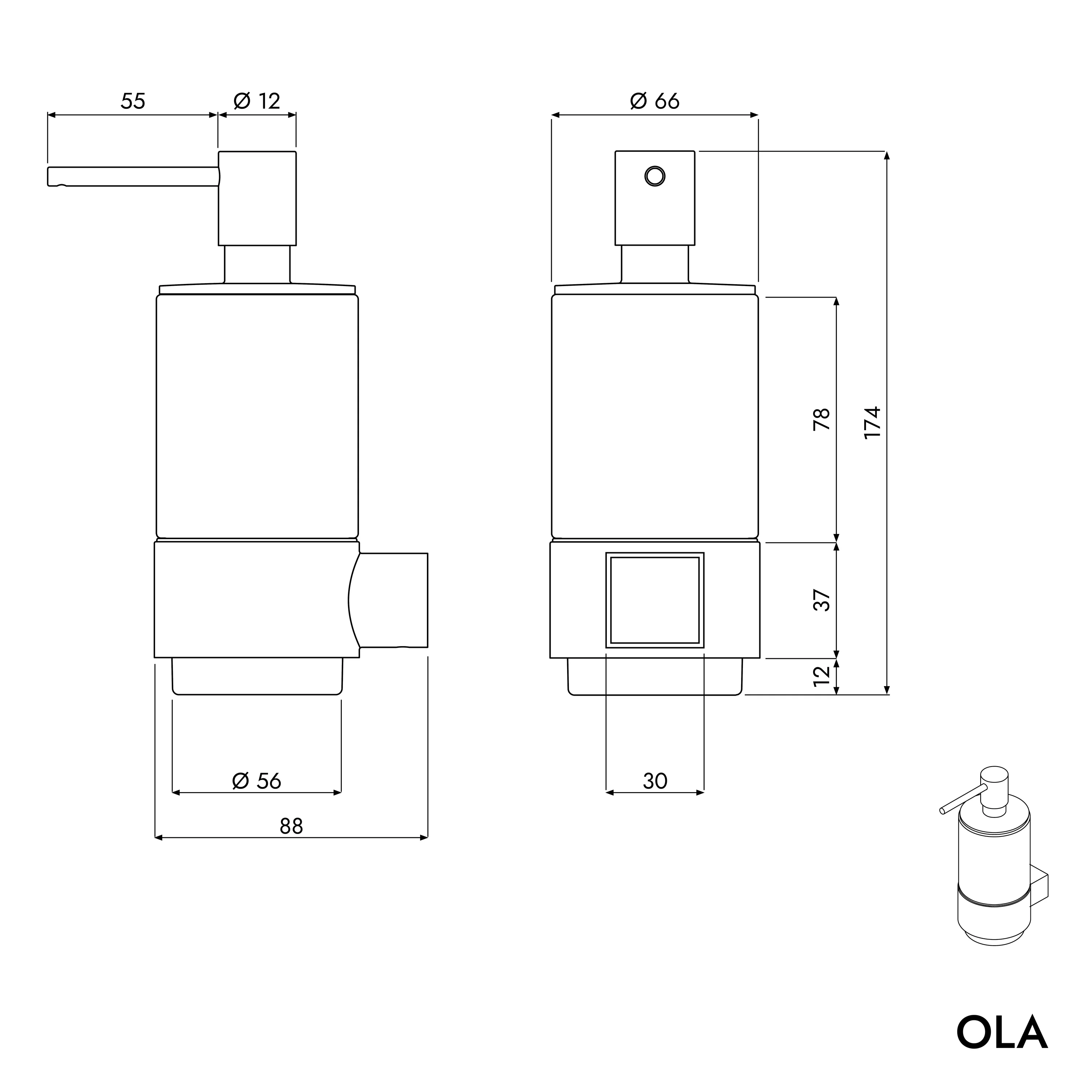 Dozownik mydła OLA - Image 5