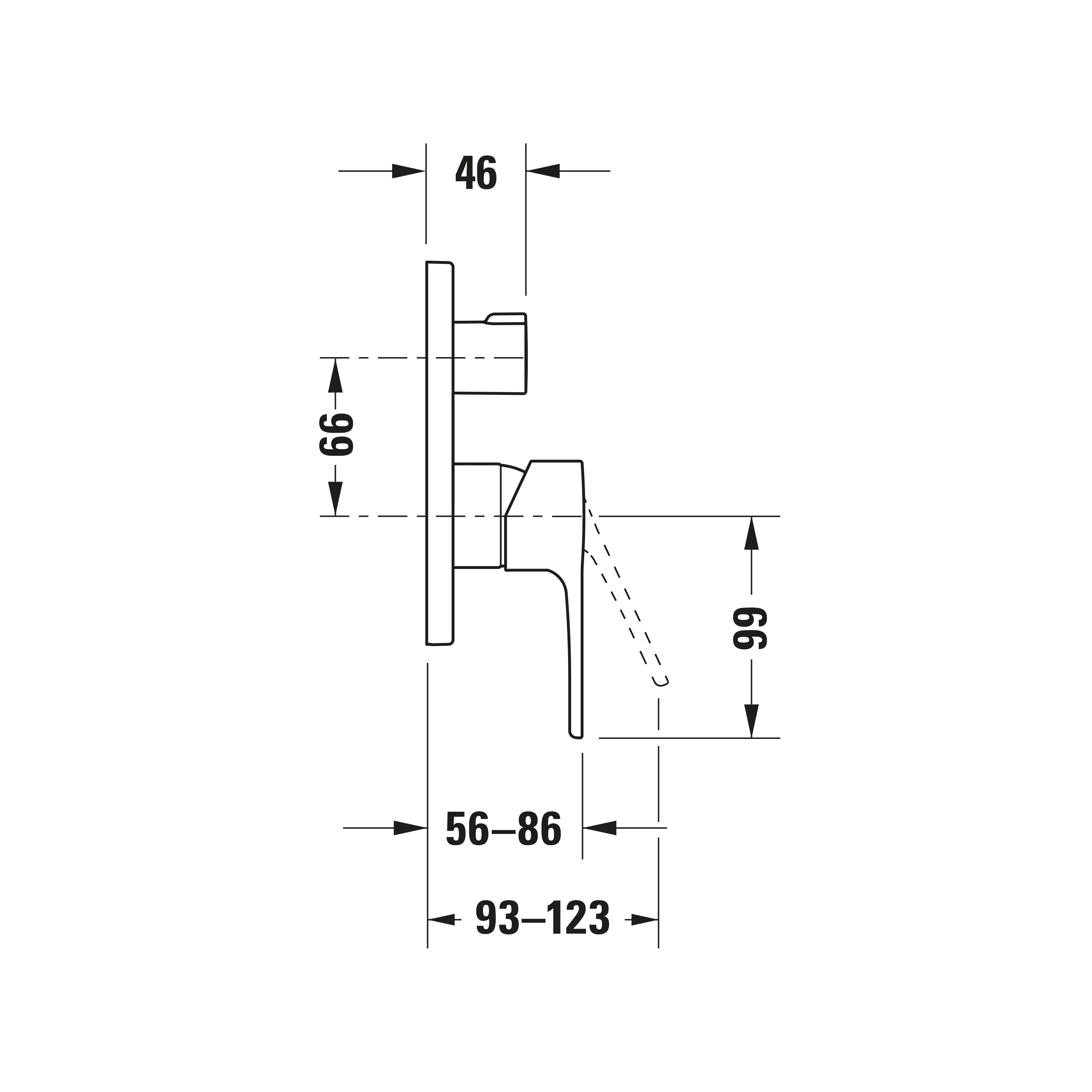 Duravit B.1 Mieszacz wannowy - Image 3