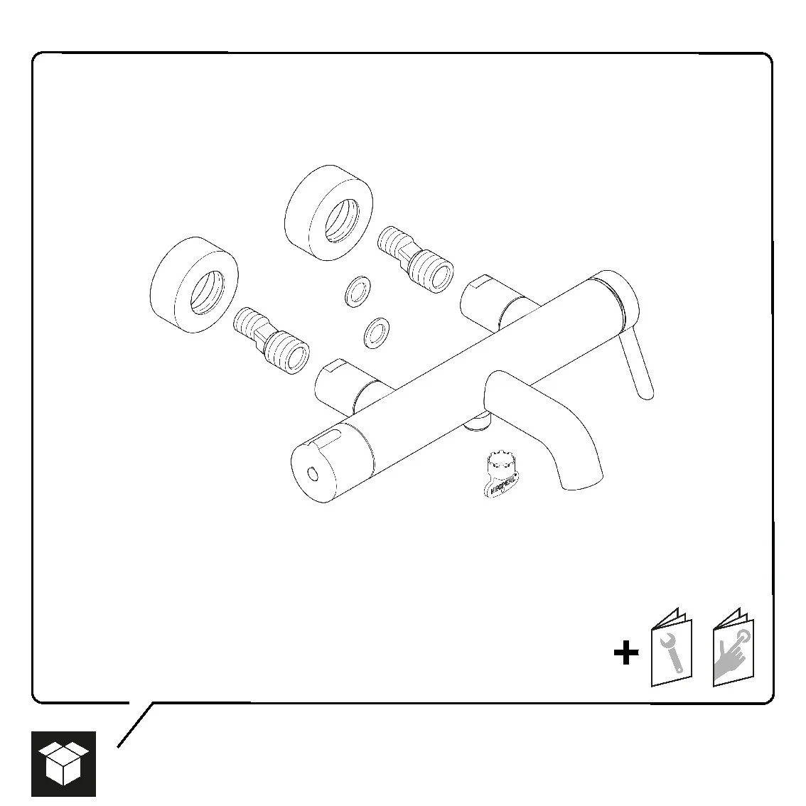 Duravit C.1 jednouchwytowa bateria wannowa natynkowa - Image 5