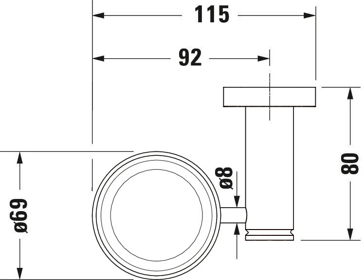 Duravit D-Code kubek na szczoteczki do zębów - Image 5