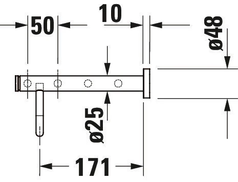 Duravit D-Code półka na ręczniki  - Image 5