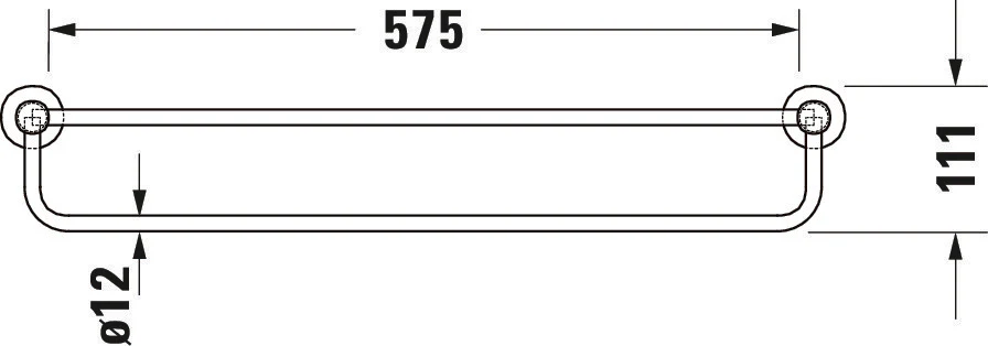 Duravit D-Code półka na ręczniki  - Image 6