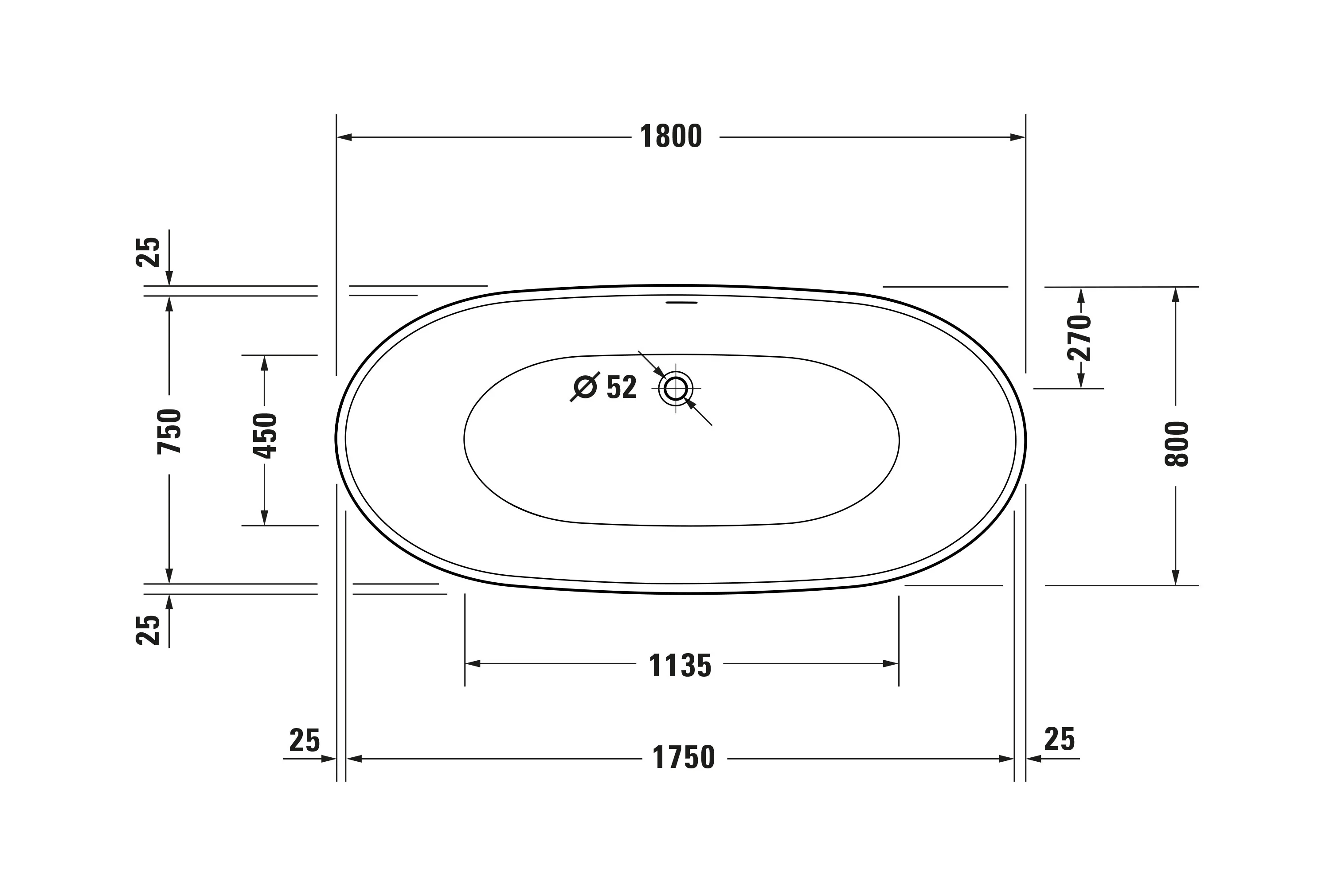 Duravit DuraBerk wolnostojąca wanna - Image 12