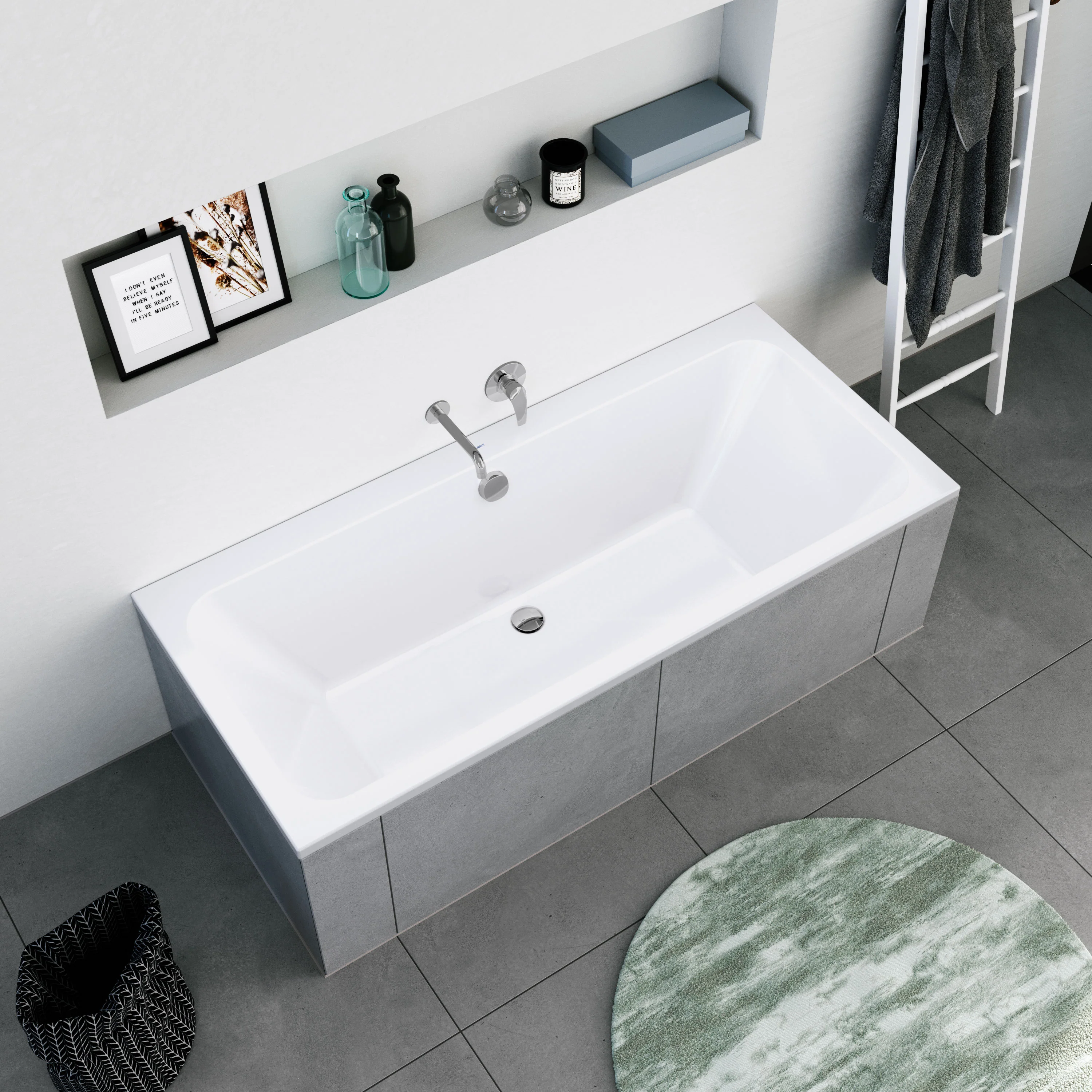 Duravit DuraPecos prostokątna wanna do zabudowy - Image 5