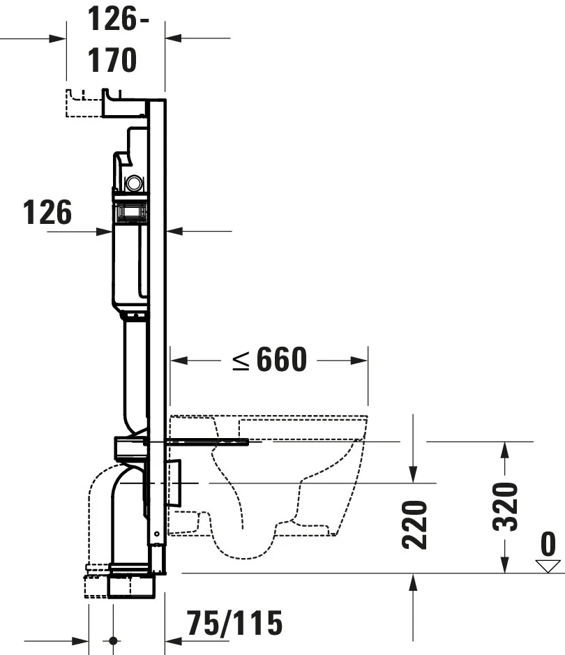 Stelaż podtynkowy Duravit DuraSystem WC - Image 7