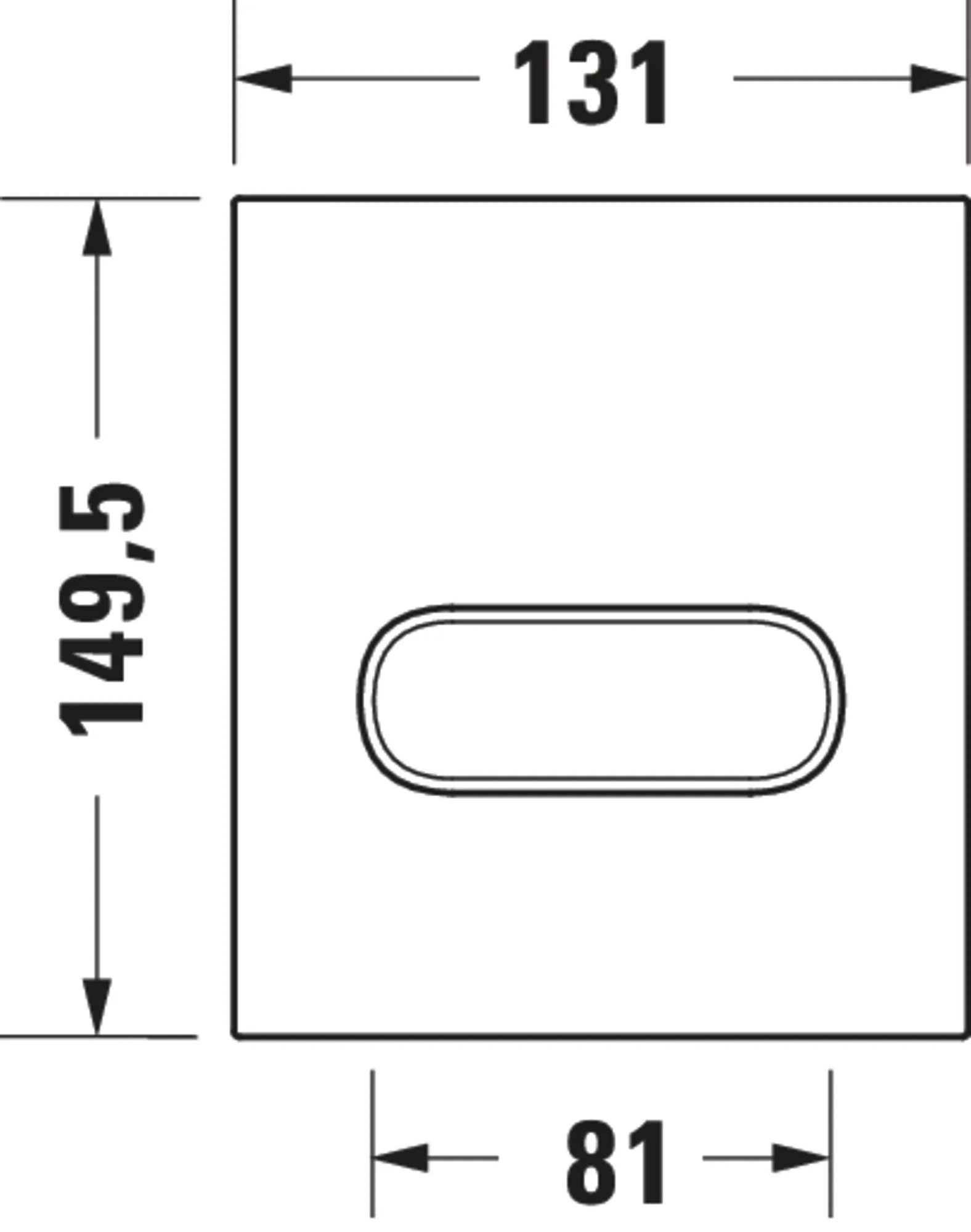 Duravit DuraSystem płytka uruchamiająca A1 do pisuaru Biały - Image 7