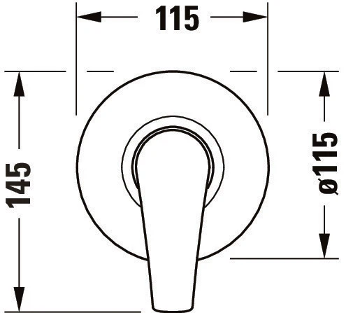 Duravit DuraVelez bateria prysznicowa podtynkowa z głowicą prysznicową - Image 16