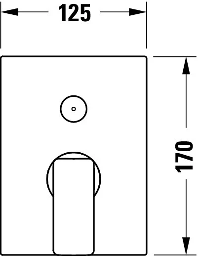 Duravit Manhattan jednouchwytowa bateria podtynkowa - Image 6