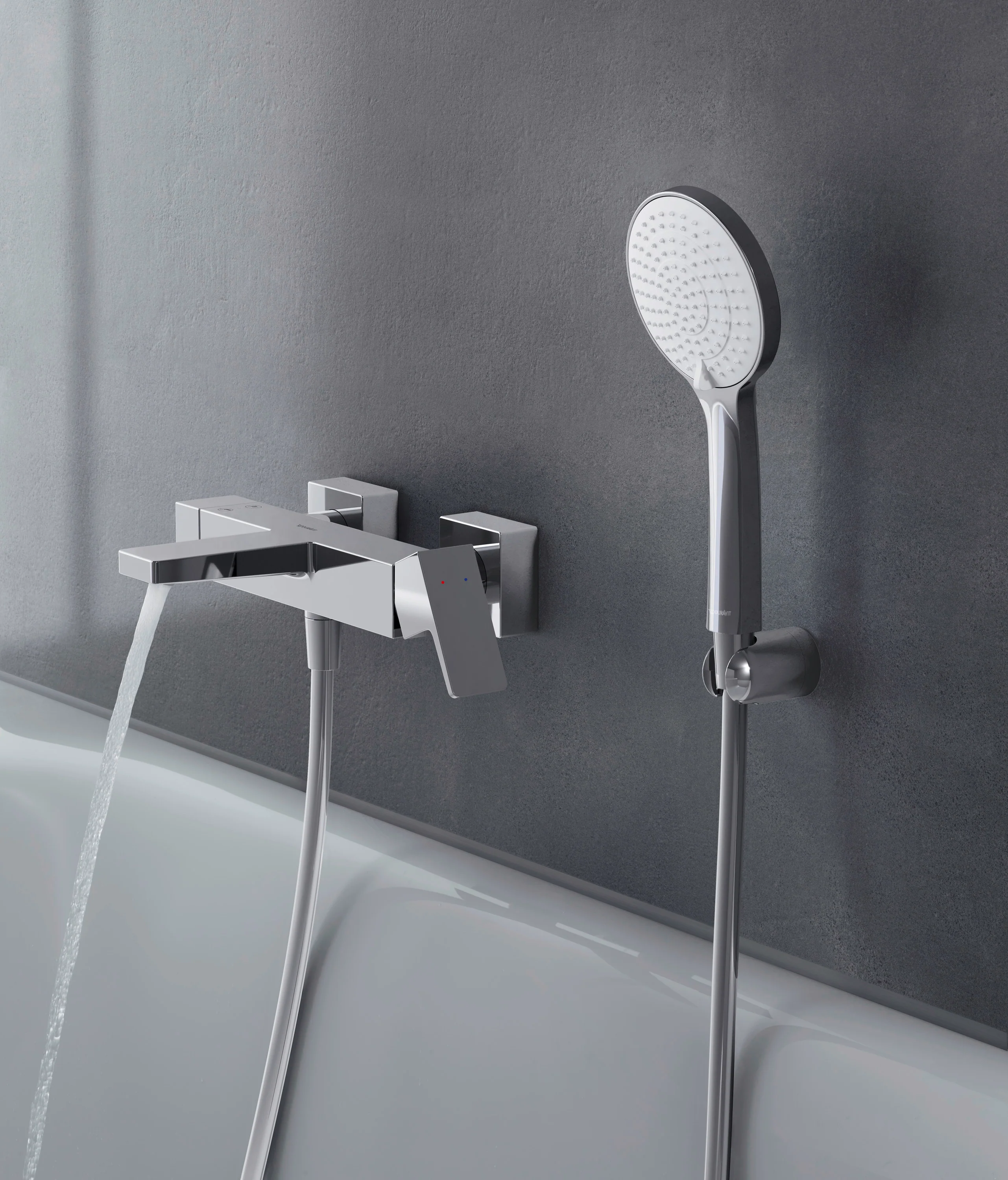 Duravit Manhattan jednouchwytowa bateria wannowa - Image 6