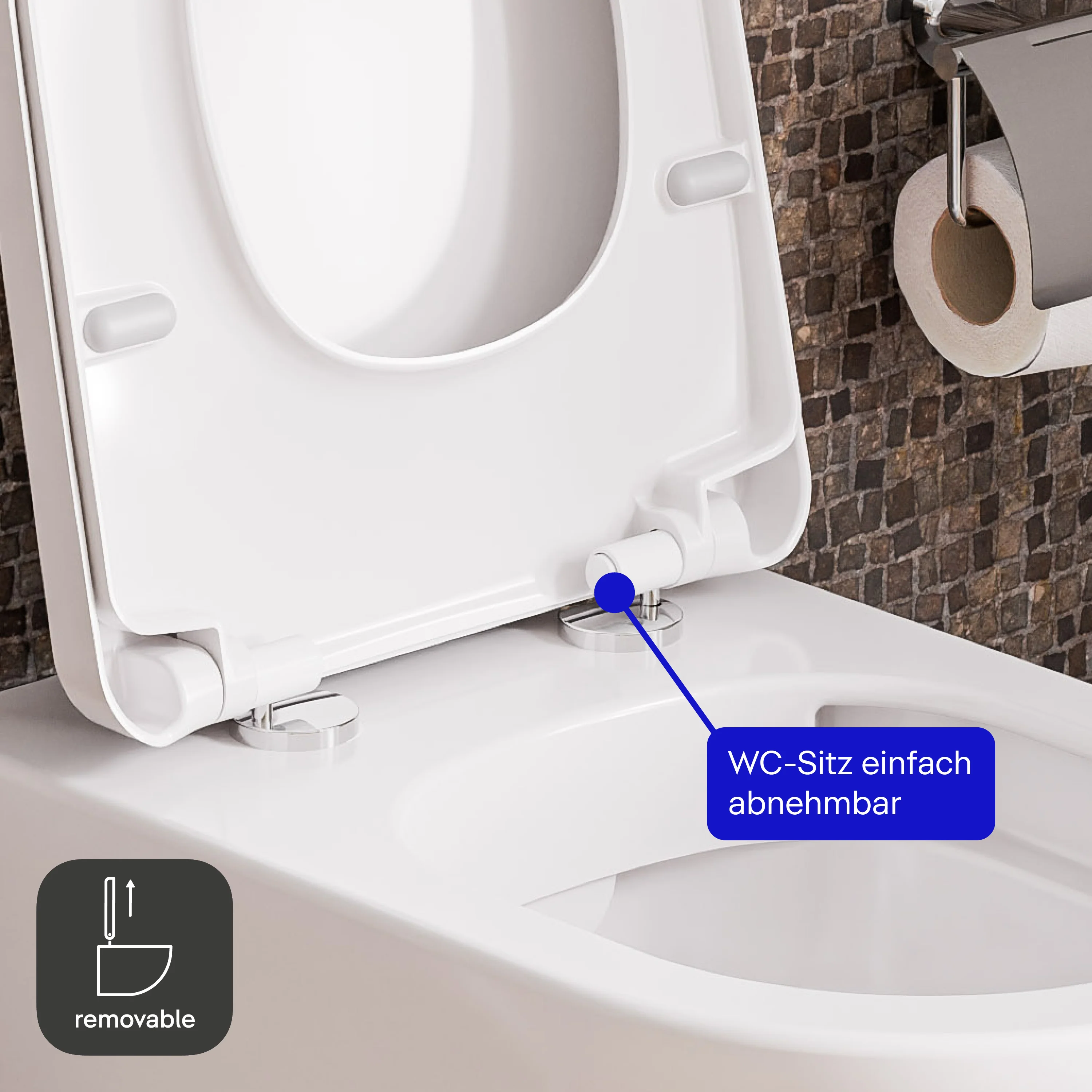 Miska WC wisząca Duravit Mino bezrantowa - Image 11