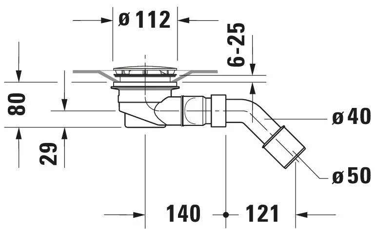Odpływ do brodzika Duravit - Image 3