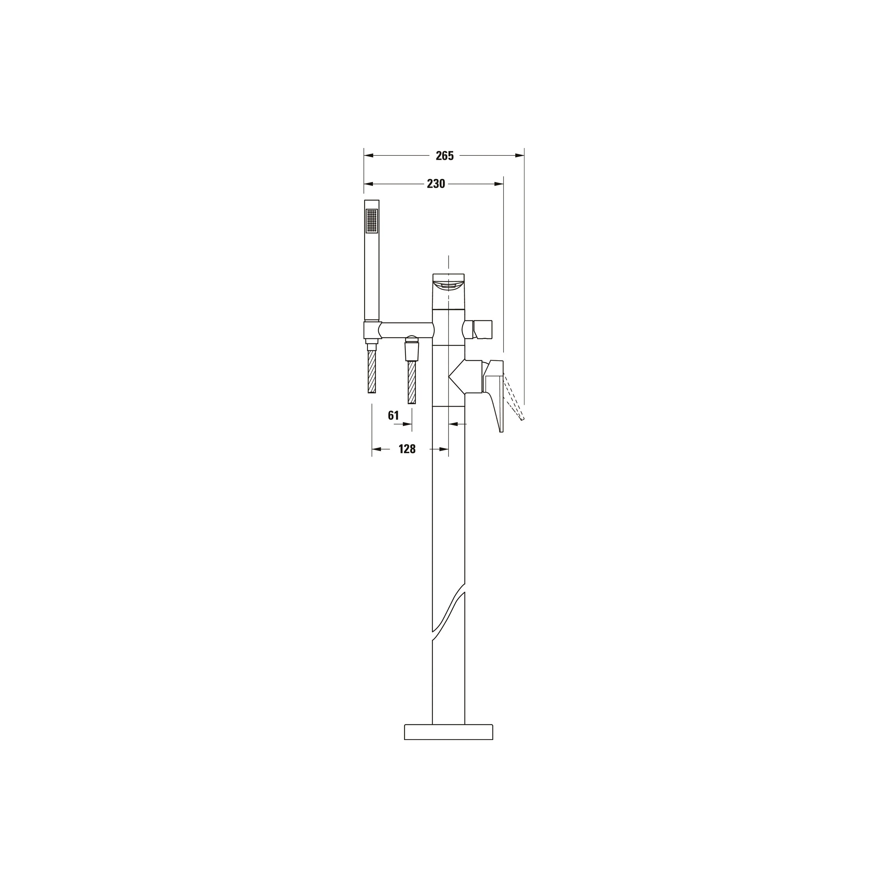 Bateria wannowa Duravit Tulum by Starck - Image 7