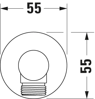Duravit Tulum podtynkowa bateria prysznicowa z deszczownicą  - Image 18