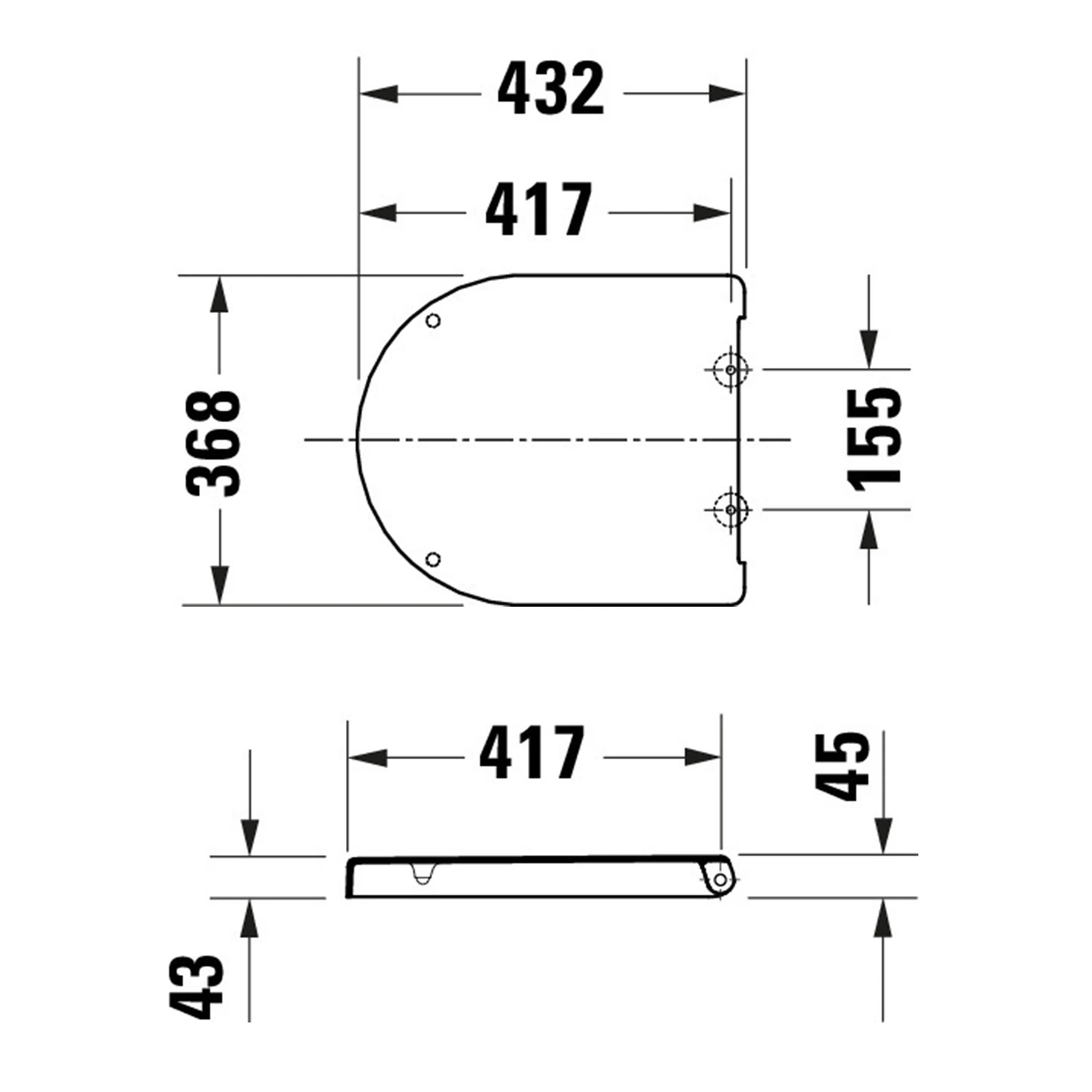 Duravit Univavo uniwersalna deska sedesowa - Image 4