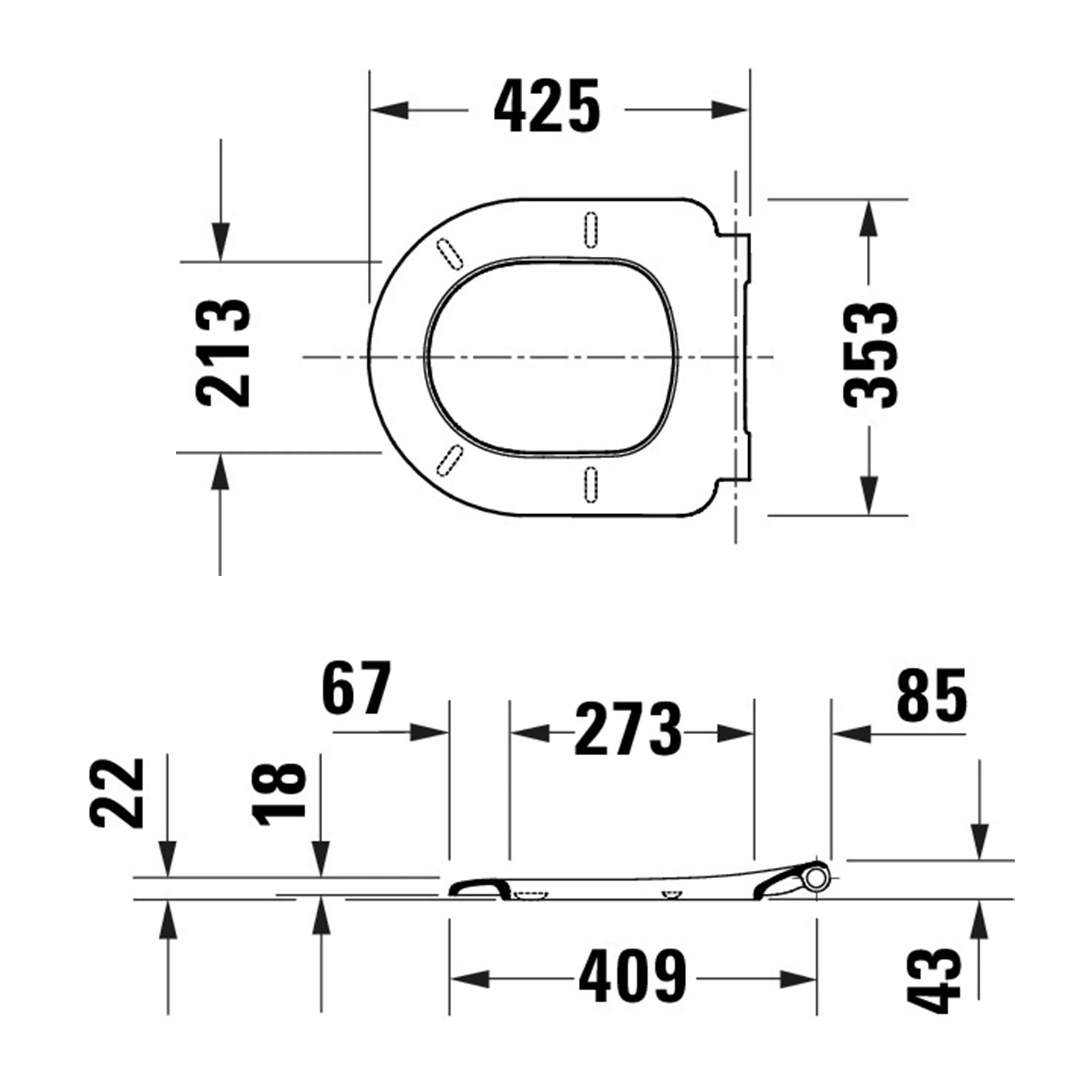 Duravit Univavo uniwersalna deska sedesowa - Image 5