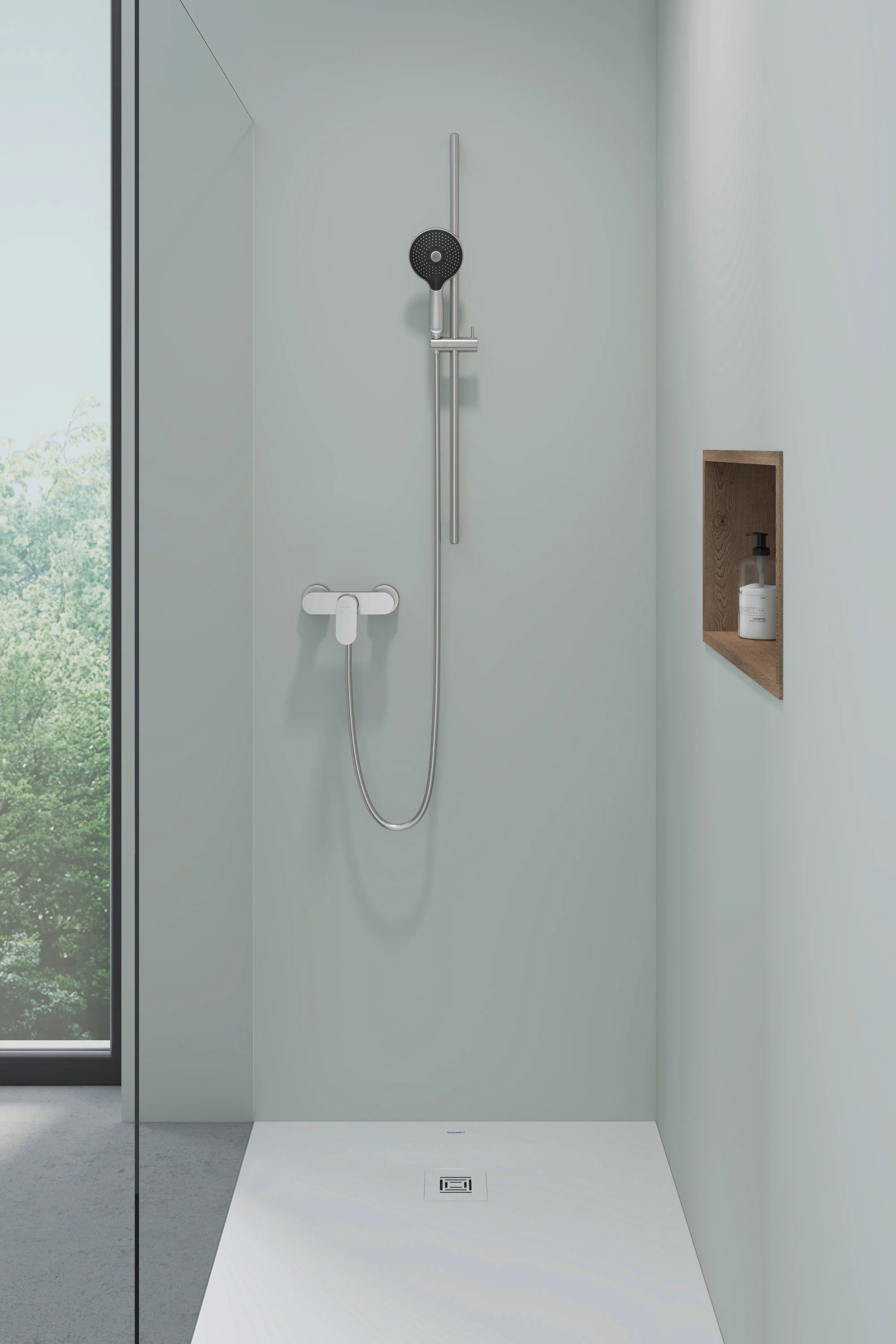 Duravit uniwersalny drążek prysznicowy z uchwytem - Image 10