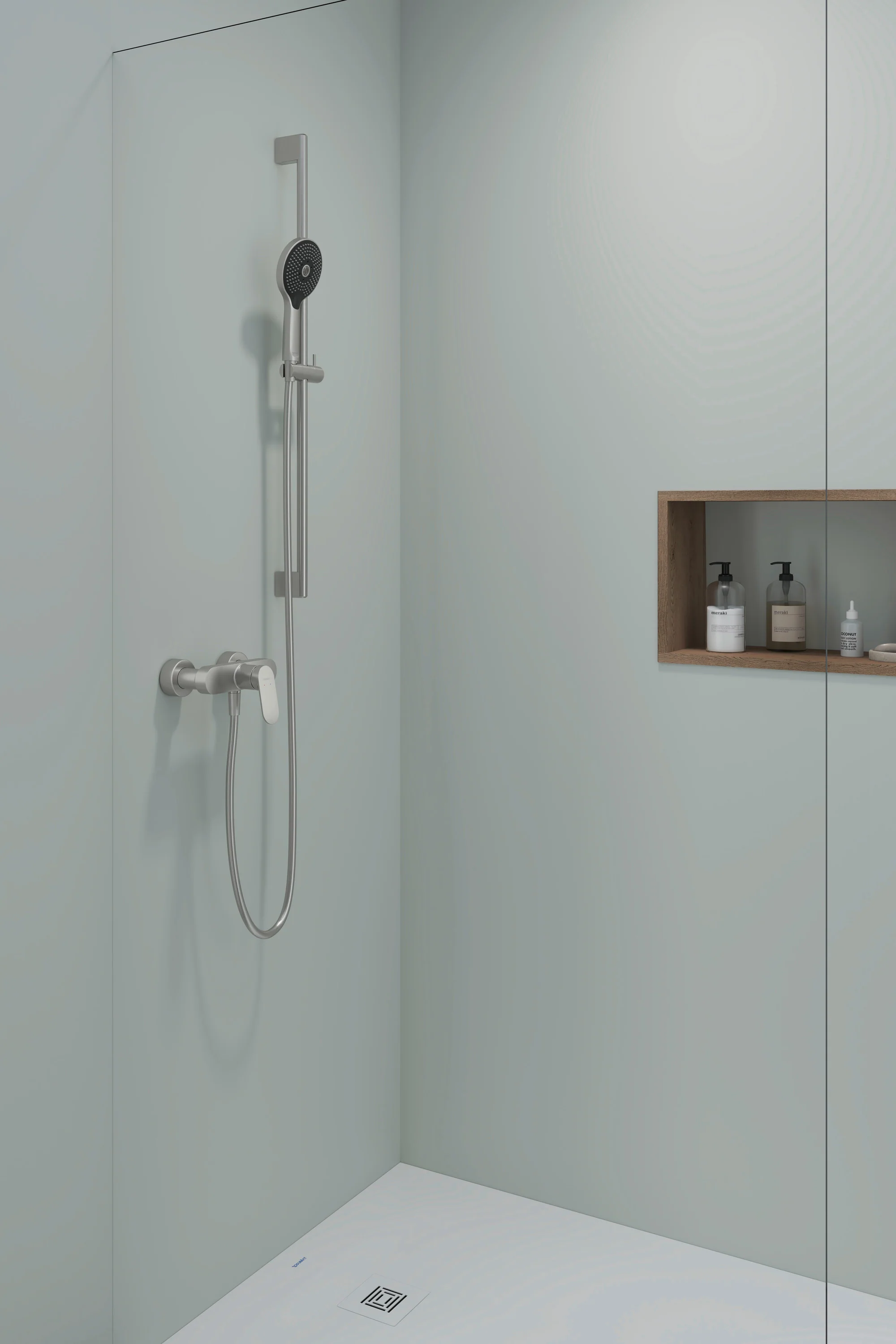 Duravit uniwersalny drążek prysznicowy z uchwytem - Image 9