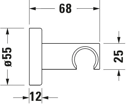 Duravit uniwersalny uchwyt prysznicowy - Image 8
