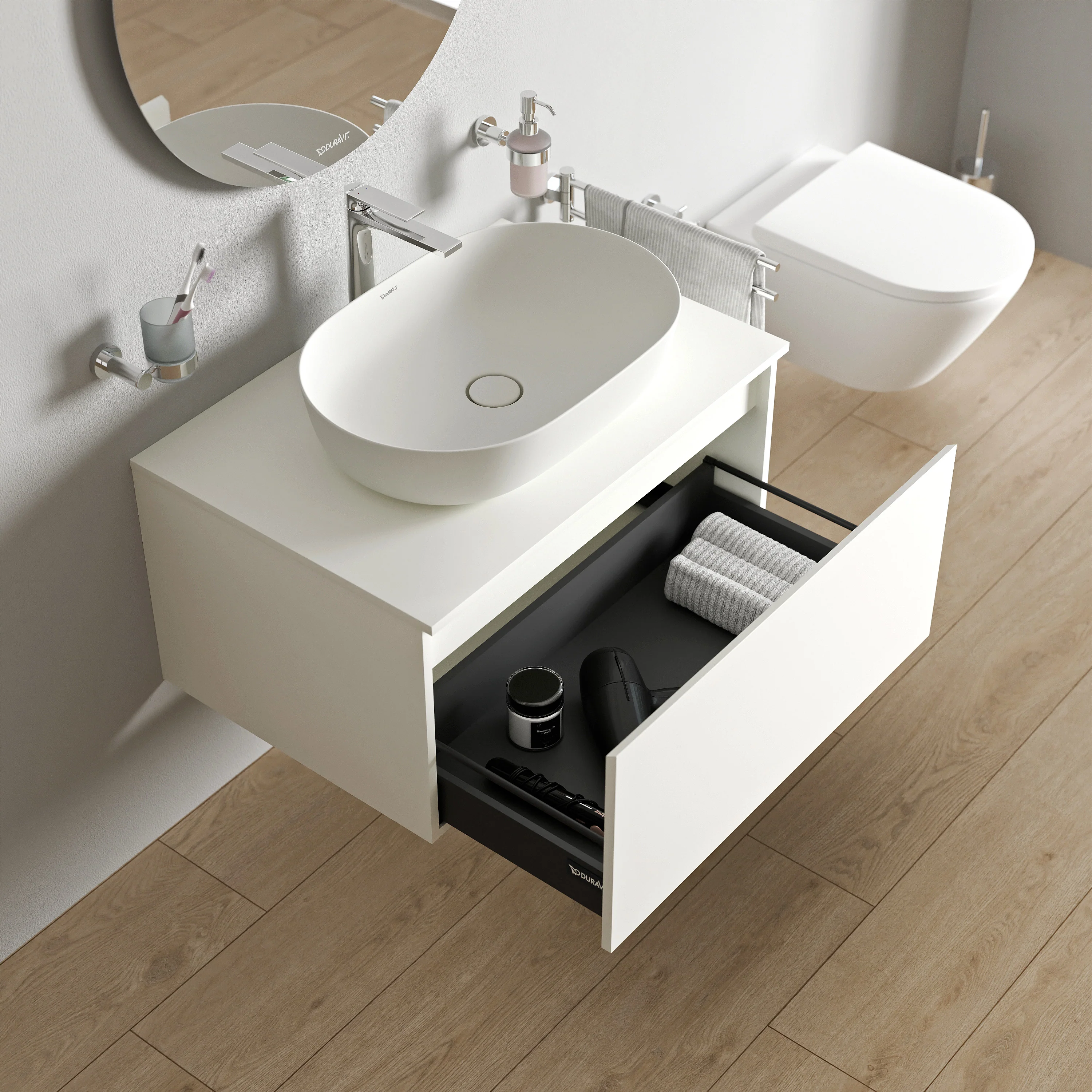 Duravit Vellora szafka umywalkowa 80 cm - Image 15