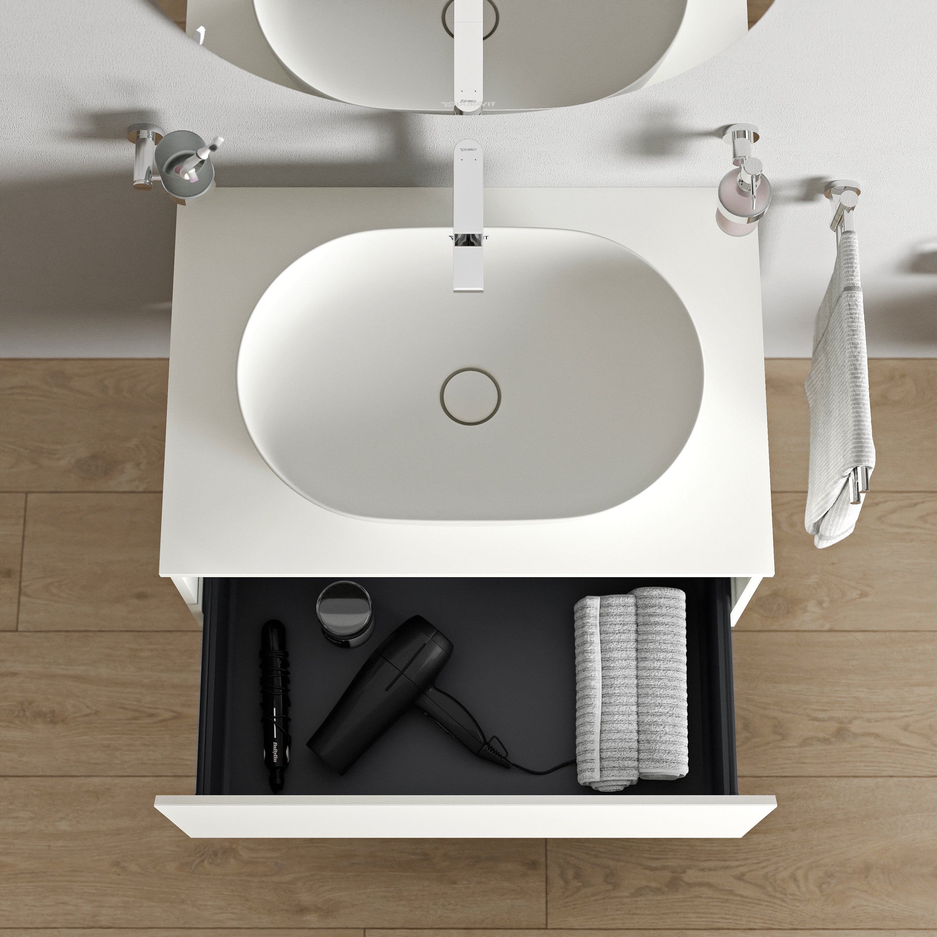 Duravit Vellora szafka umywalkowa 80 cm - Image 17