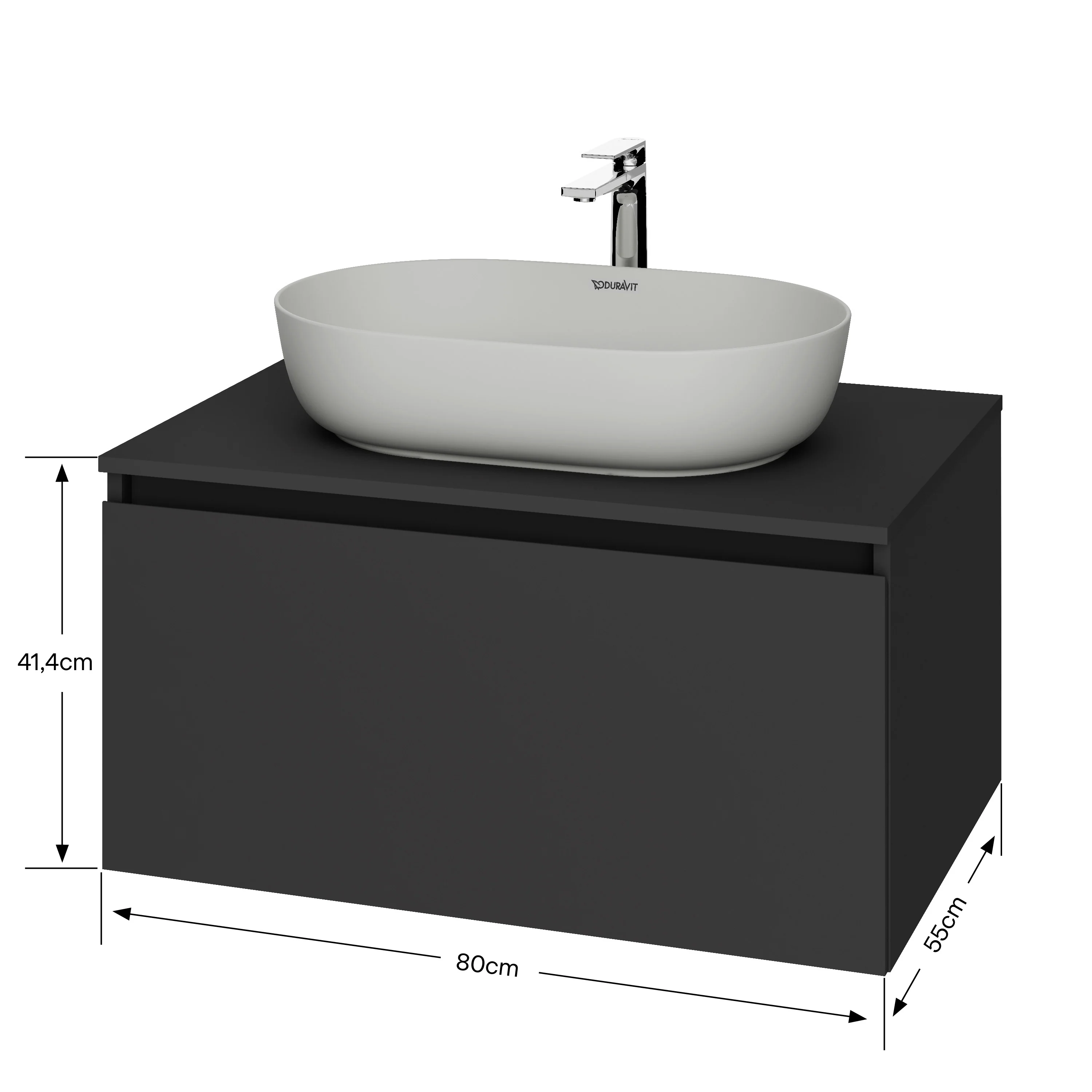 Duravit Vellora szafka umywalkowa 80 cm - Image 20