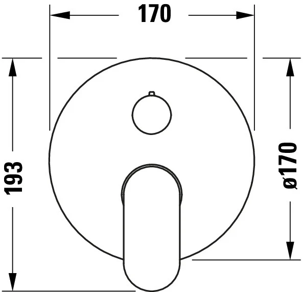 Duravit Wave jednouchwytowa bateria wannowa - Image 2