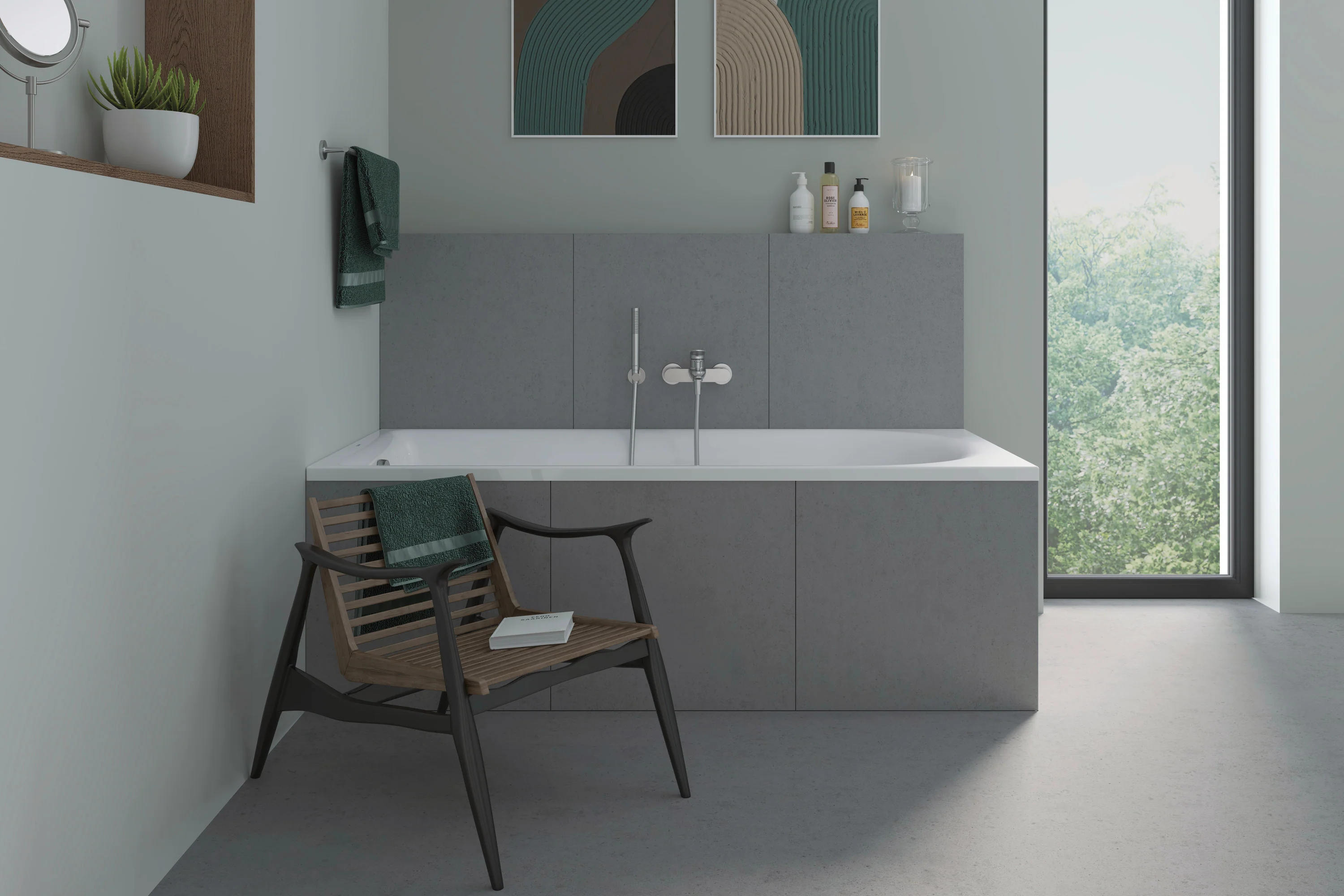 Duravit Wave jednouchwytowa bateria wannowa - Image 6