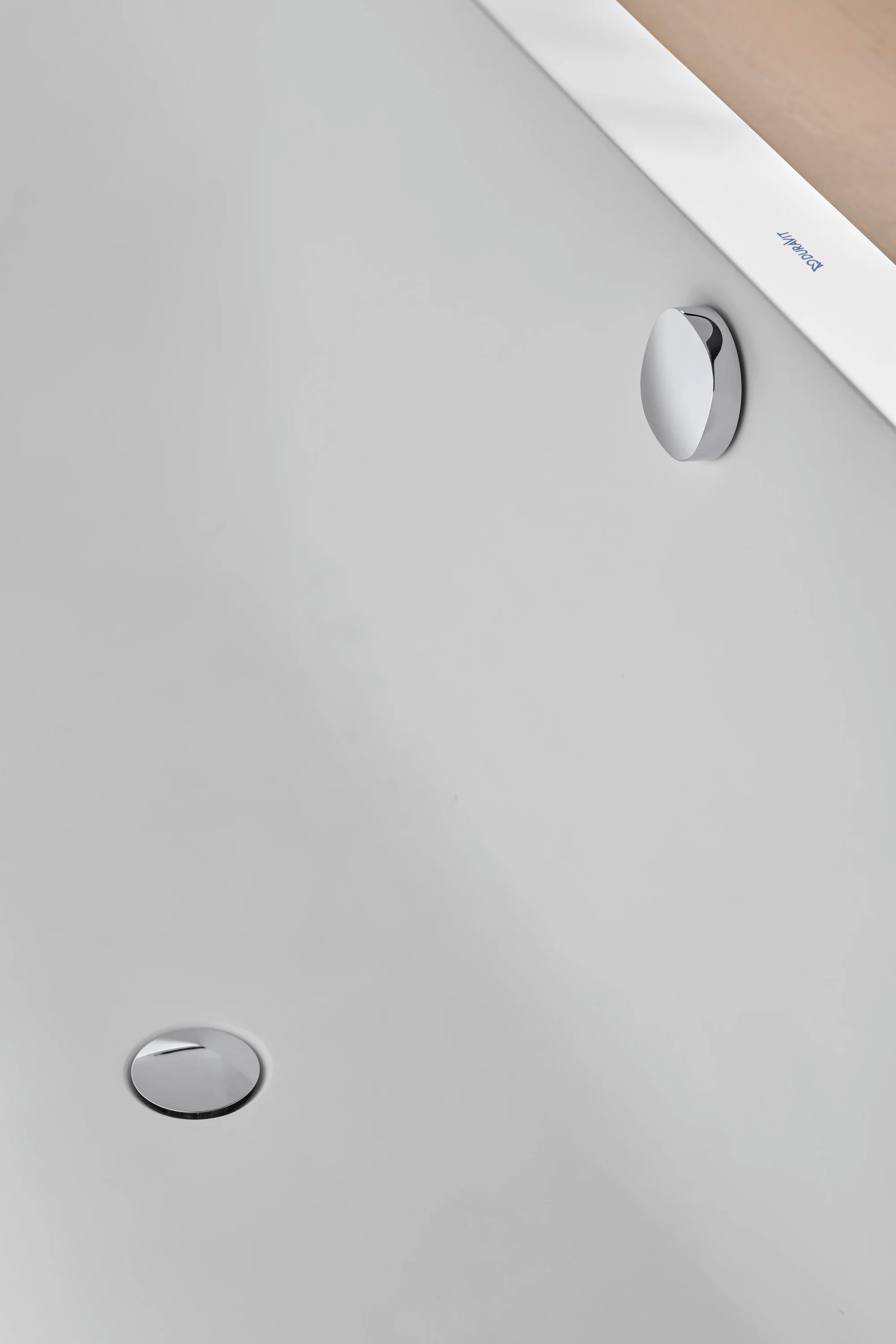 Duravit zestaw odpływowo-przelewowy chrom  - Image 2
