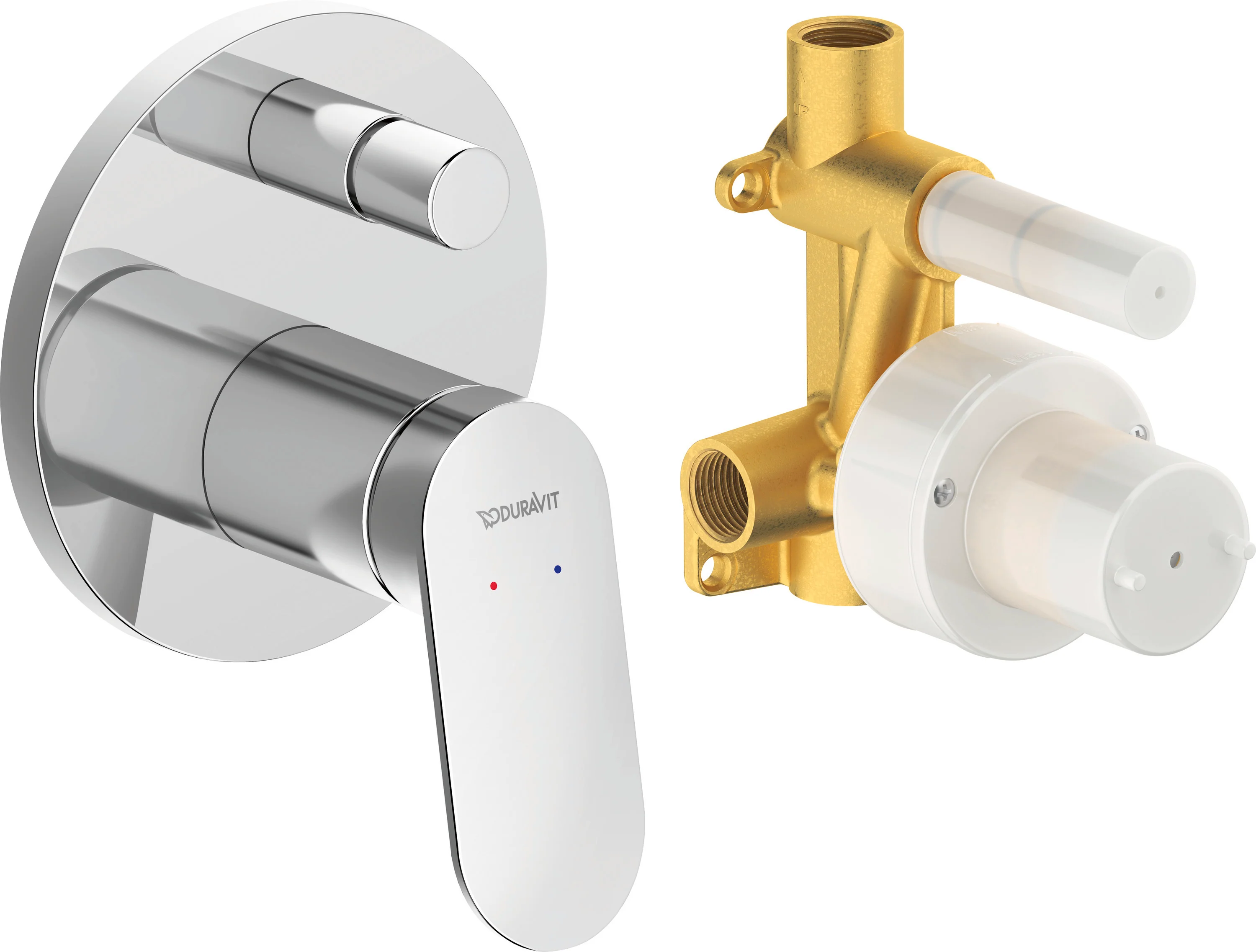 Jednouchwytowa bateria podtynkowa Duravit Wave - Image 3