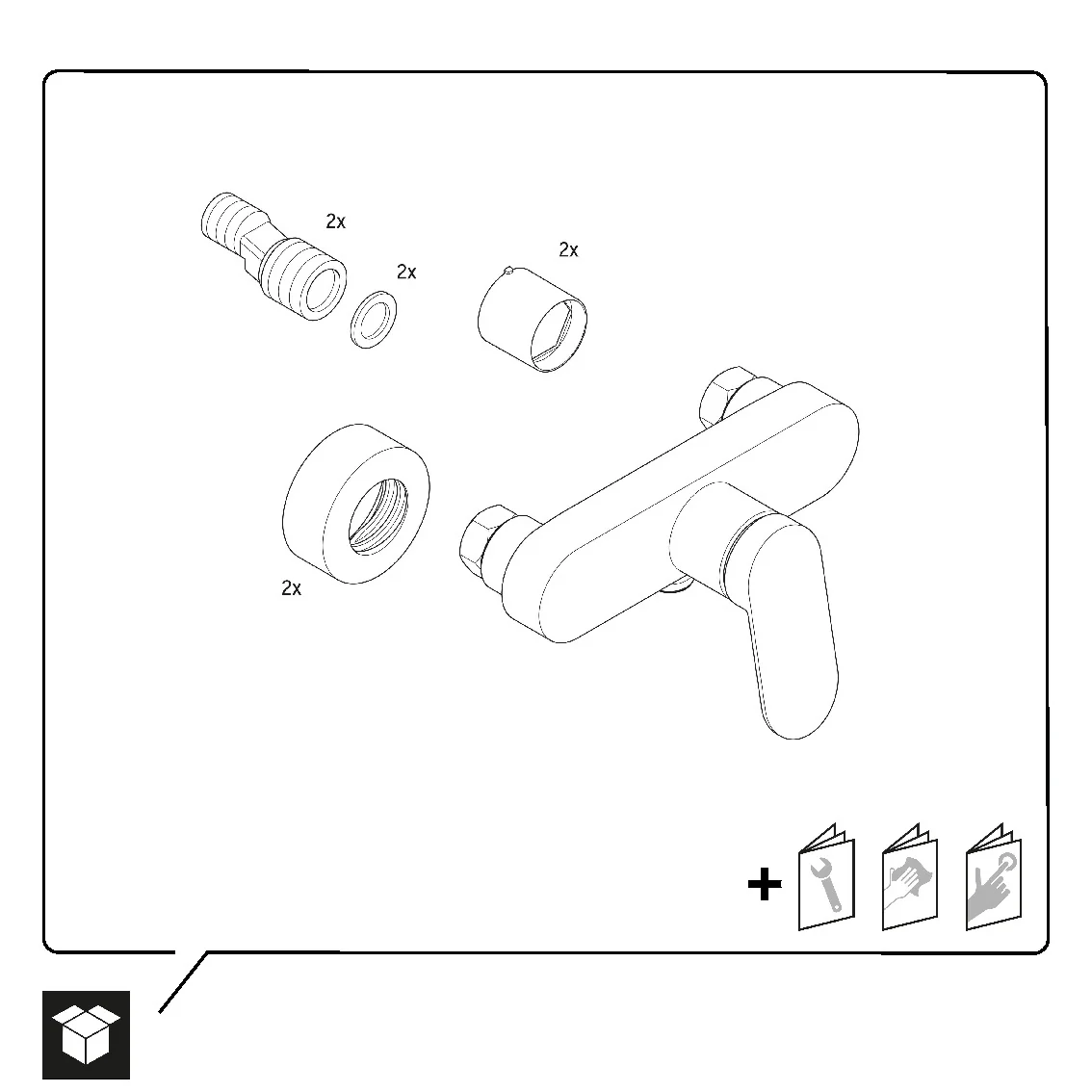 Duravit Wave jednouchwytowa bateria natryskowa - Image 14