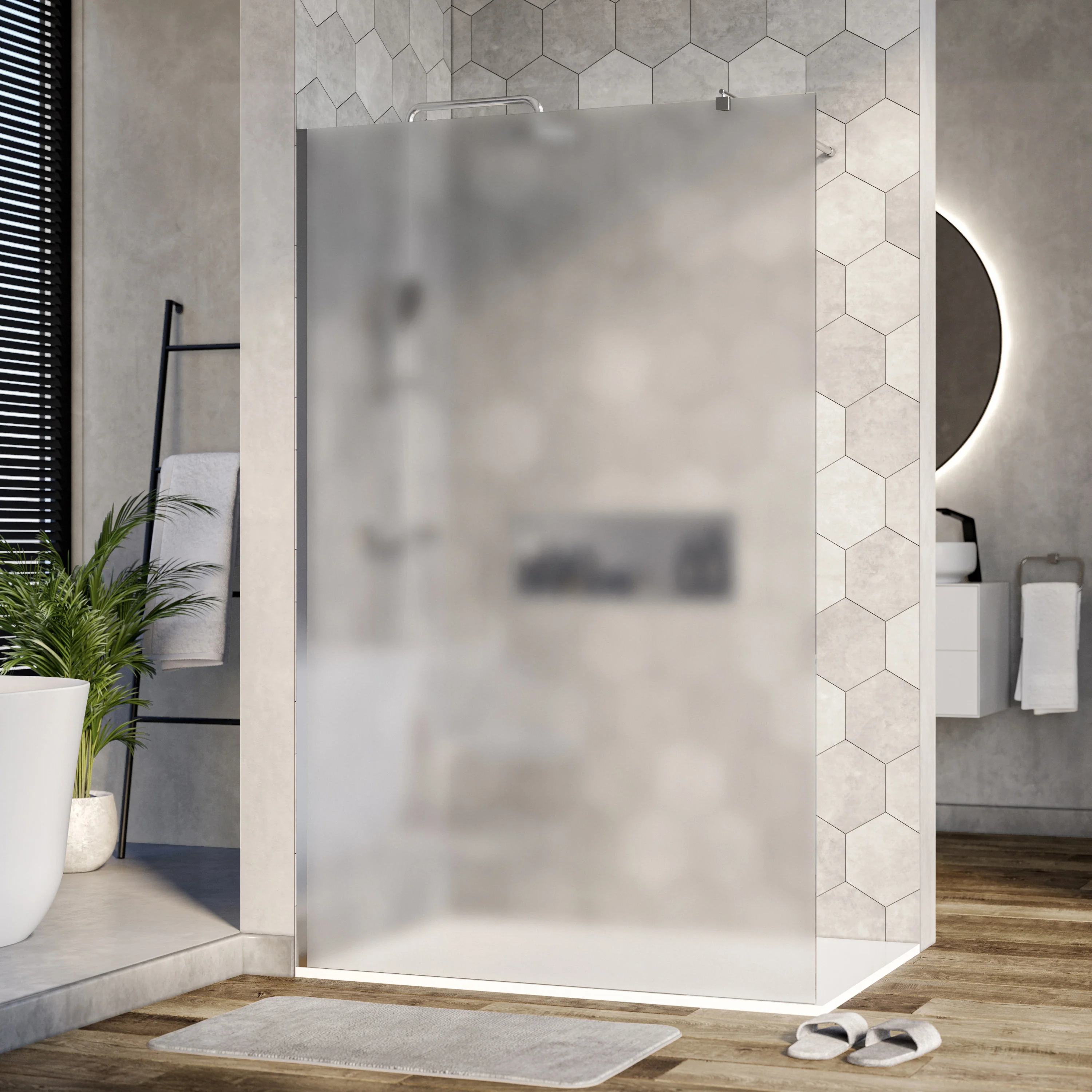 Ścianka prysznicowa Walk-In EX101 - Image 3
