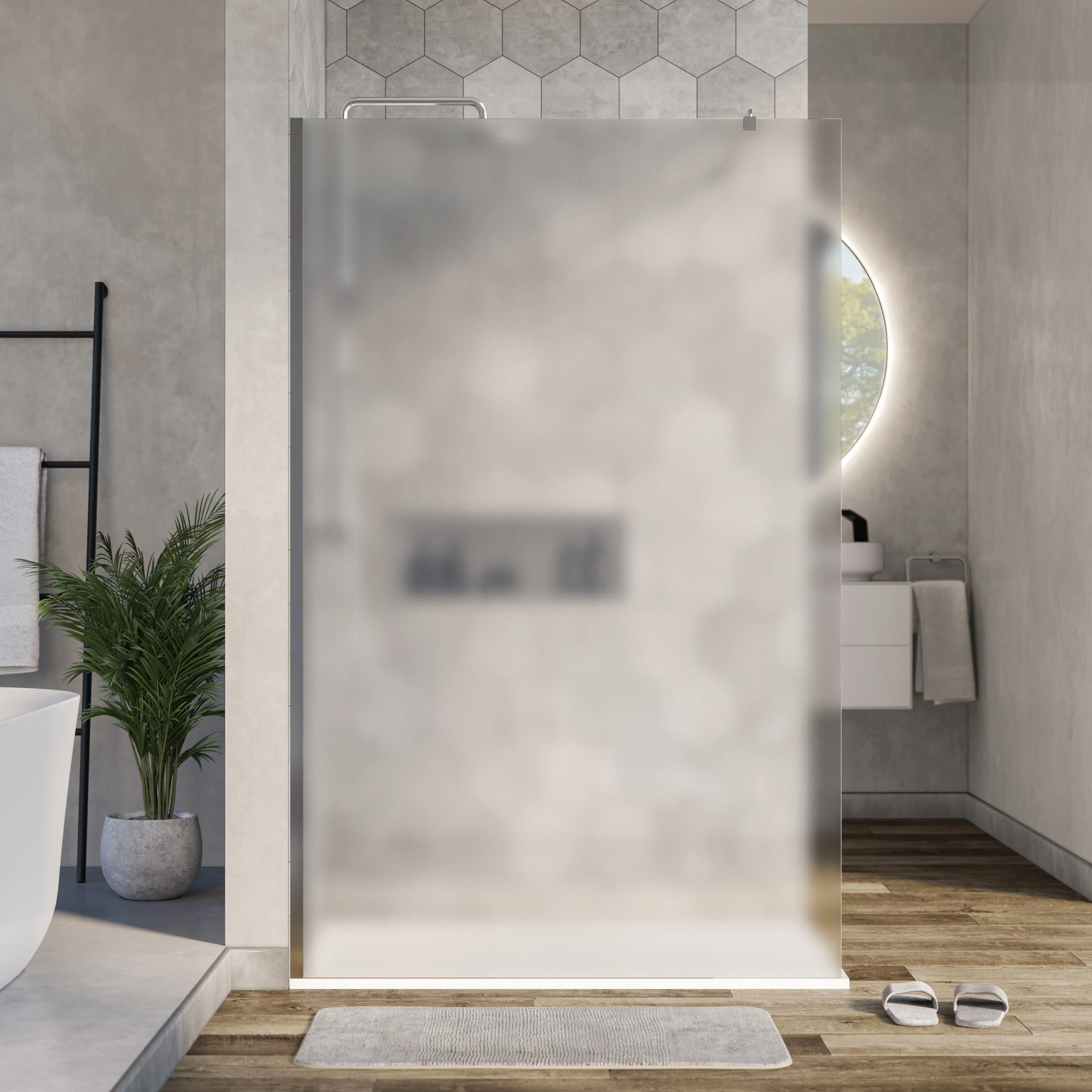 Ścianka prysznicowa Walk-In EX101 - Image 4