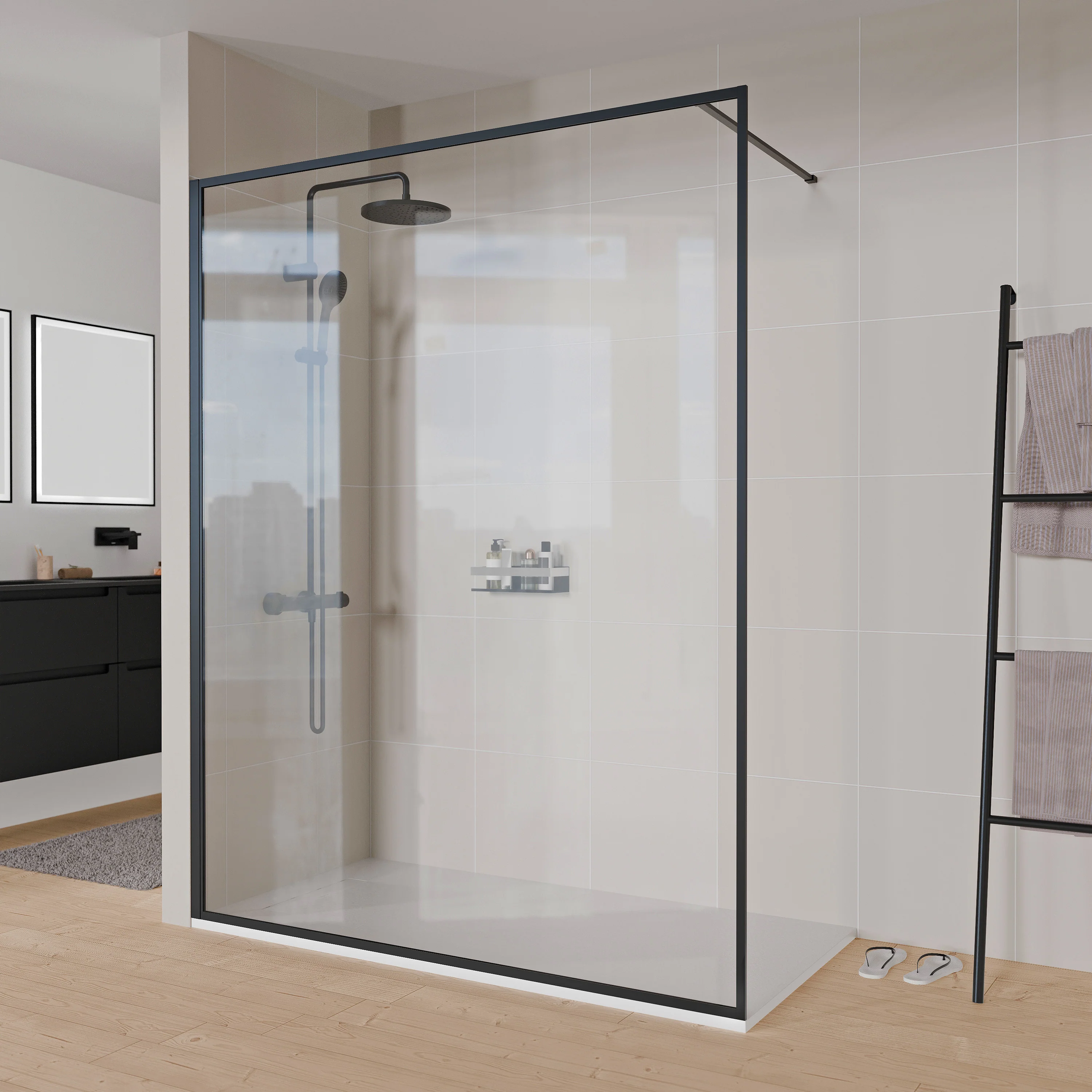 Ścianka prysznicowa Walk-in FRAME - Image 4