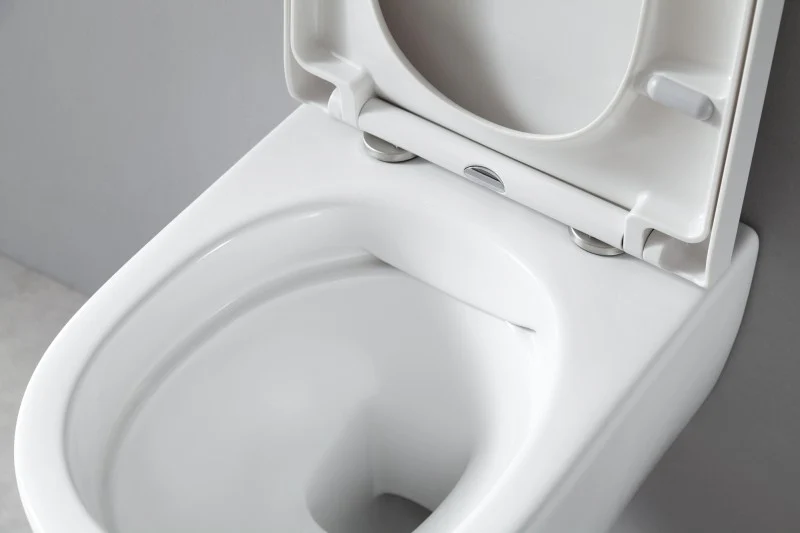 Kompletny zestaw WC 3: Miska WC wisząca bezkołnierzowa NT2039 - Image 4