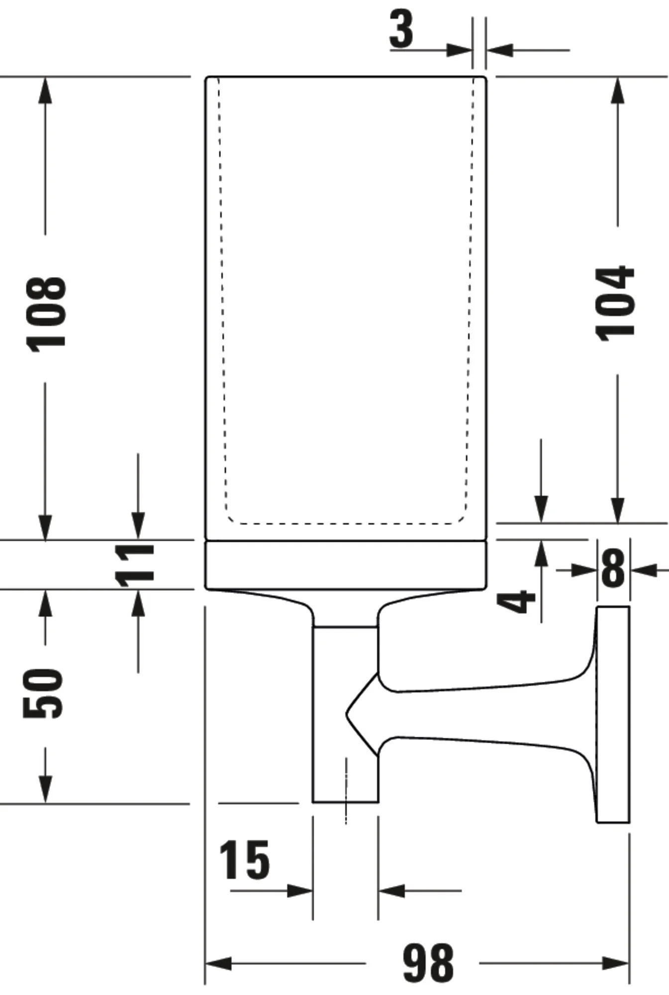 Duravit Starck T kubek na szczoteczki - Image 19