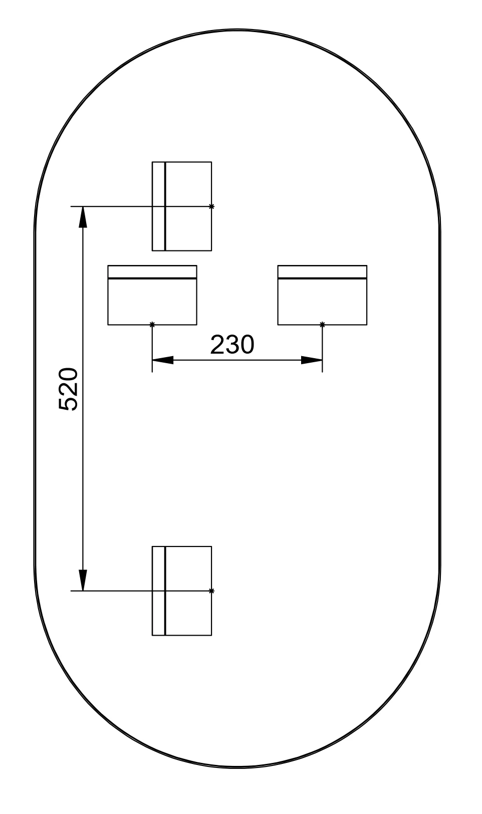 Lustro łazienkowe 8144B owalne - Image 15
