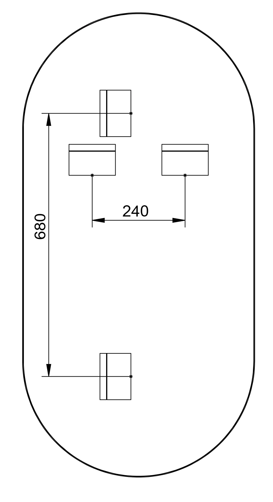 Lustro łazienkowe 8144B owalne - Image 17